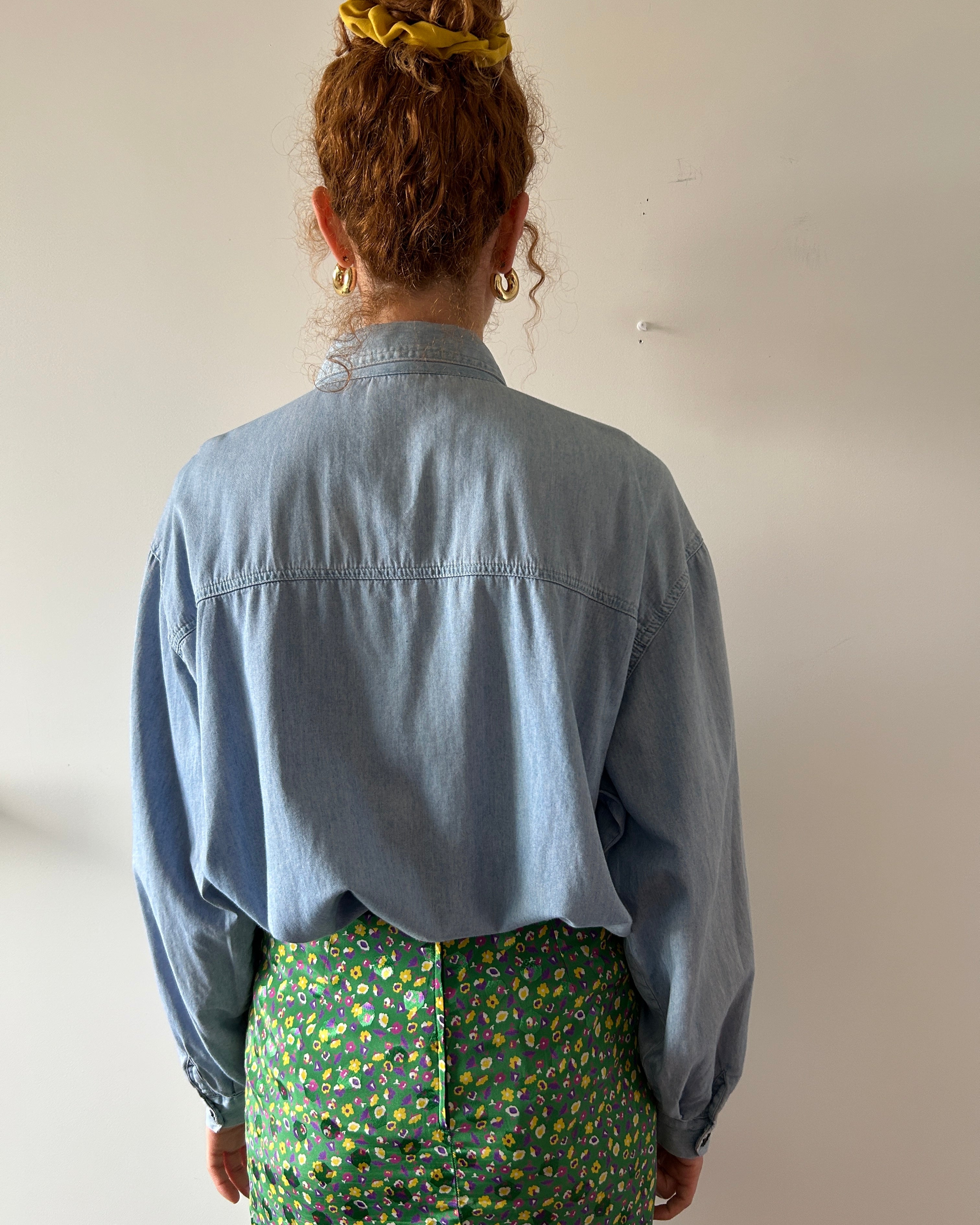 Camicia denim tirolese