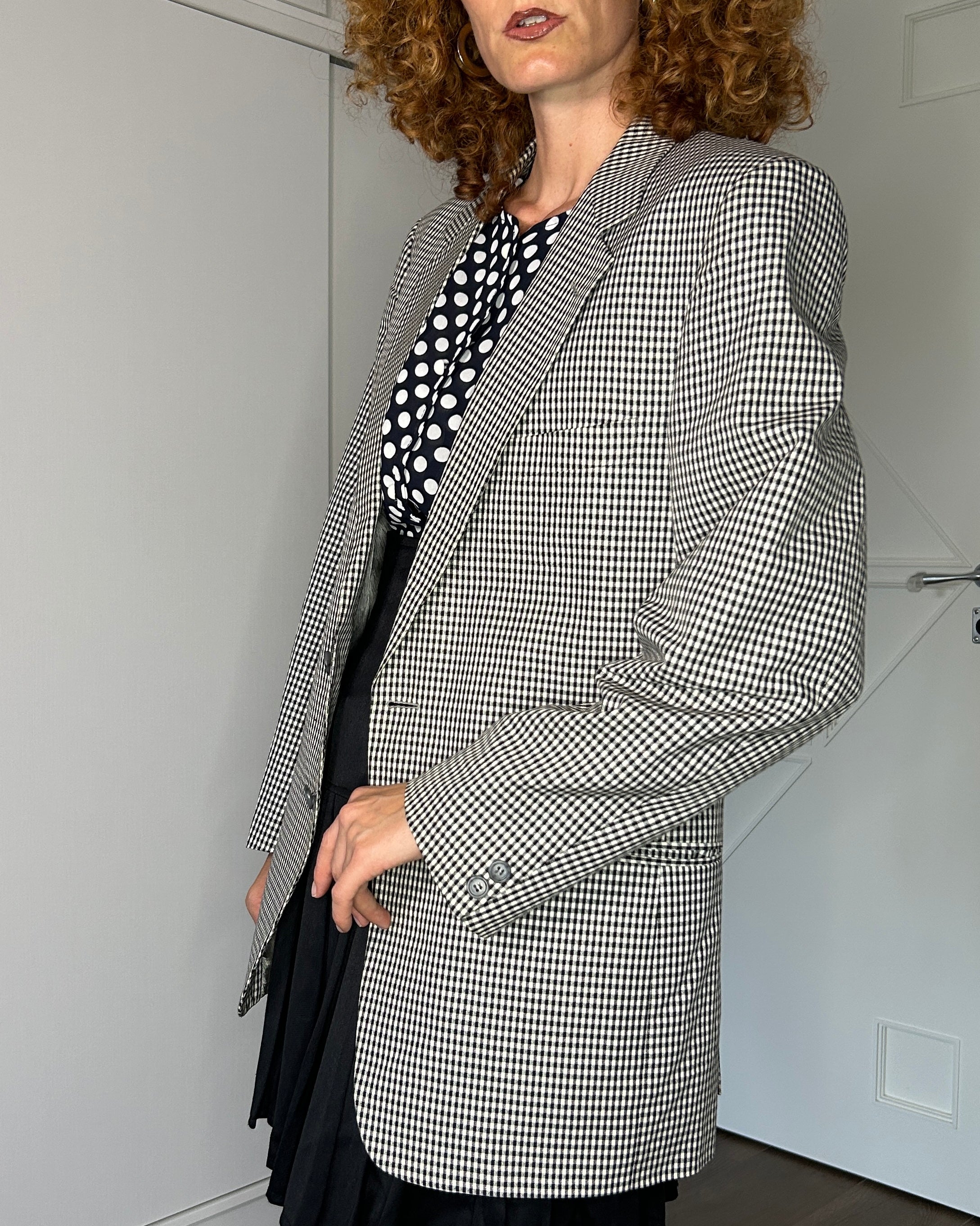 Blazer pied de poule