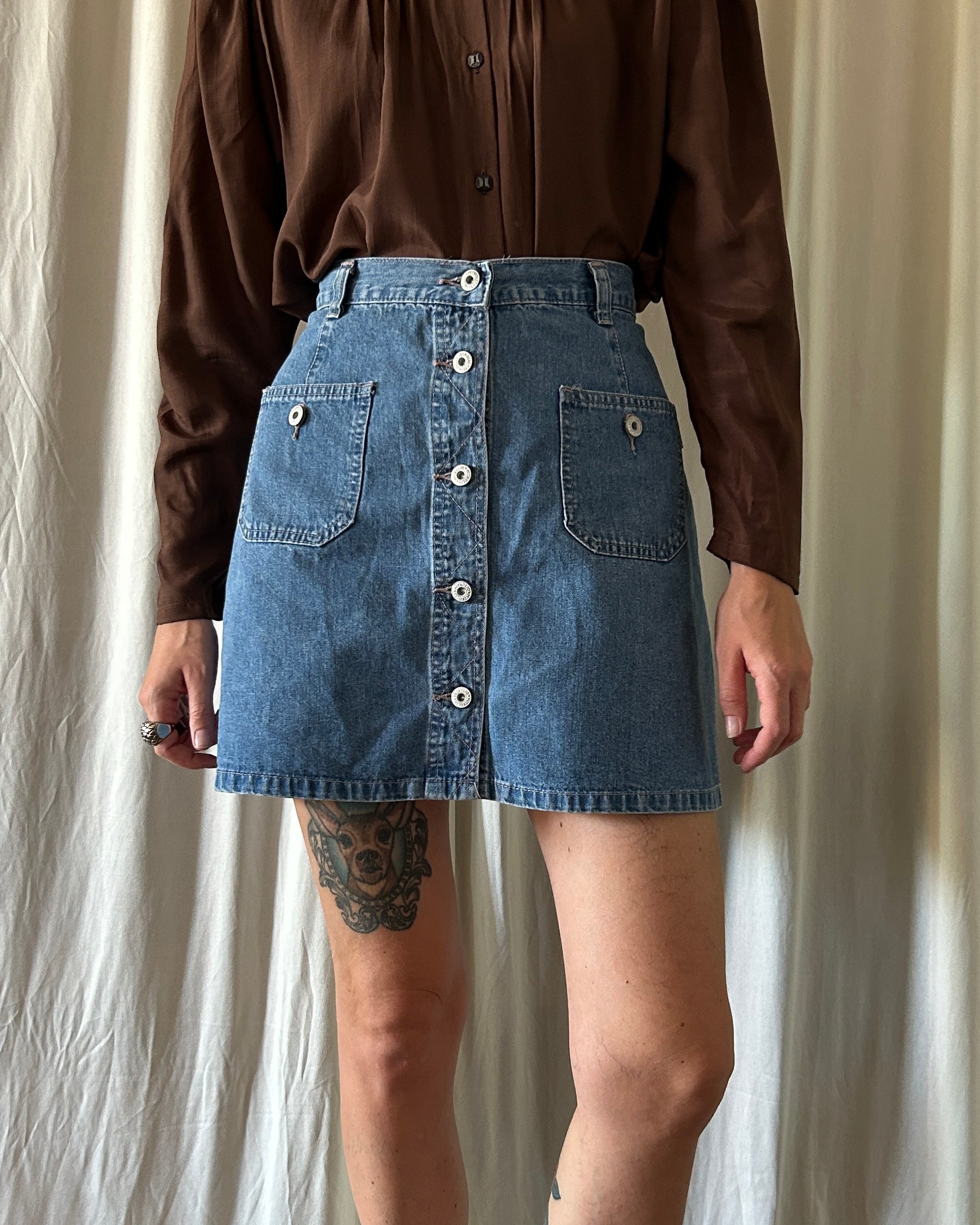 Minigonna denim