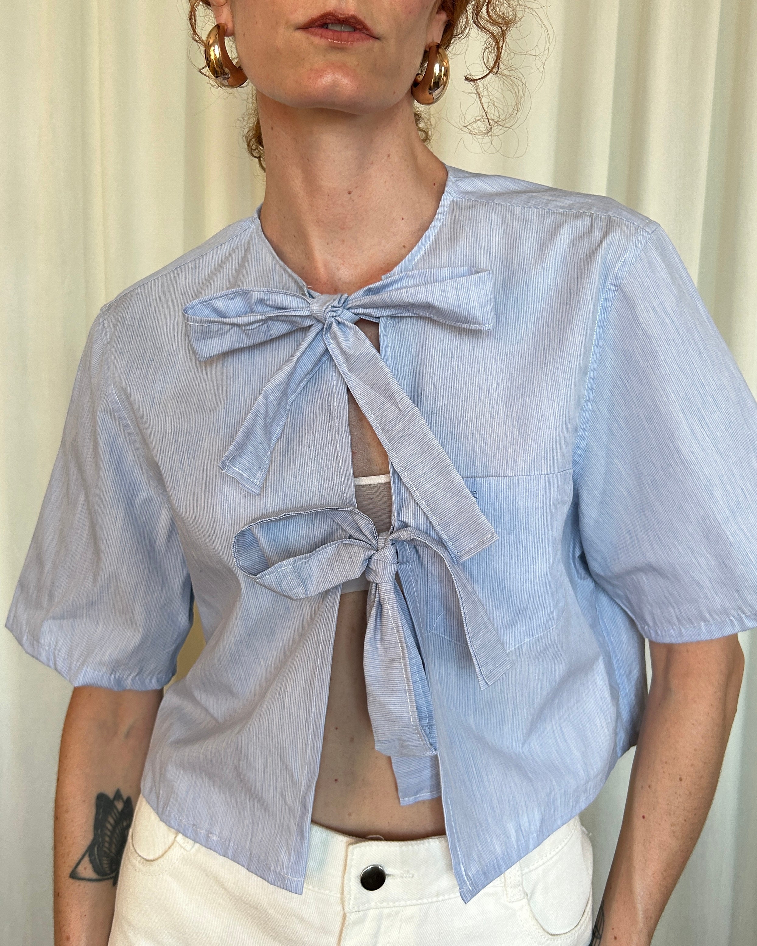 Camicia Lacoste celeste chiaro