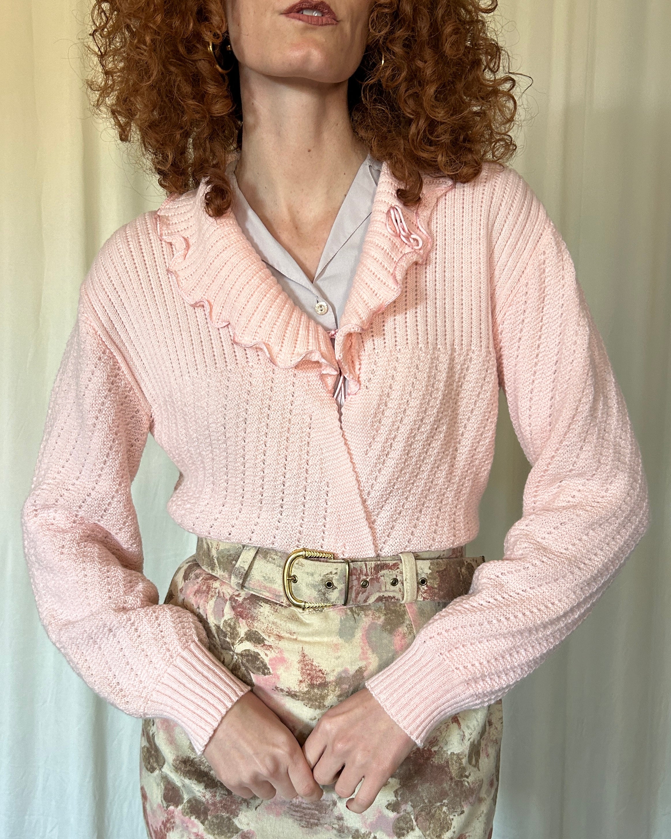 Cardigan rosa