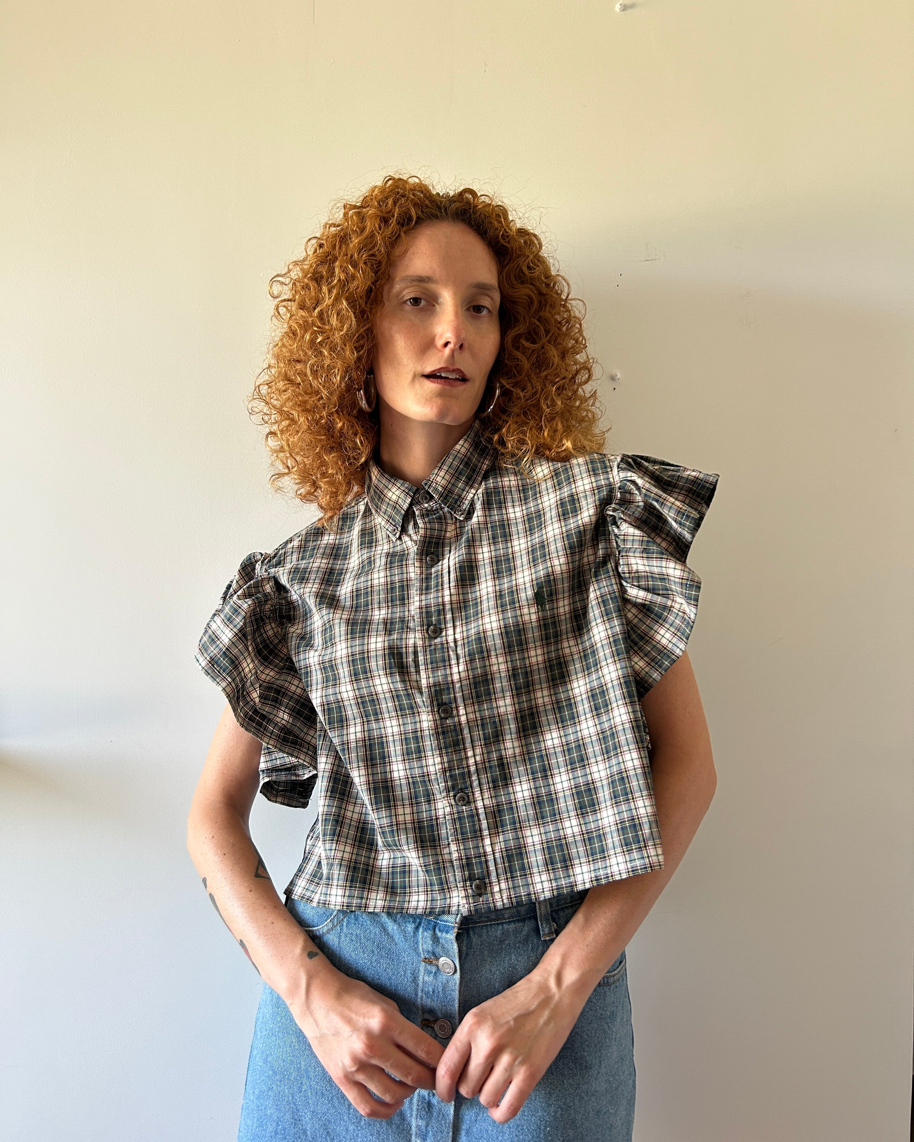 Camicia Ralph Lauren crop