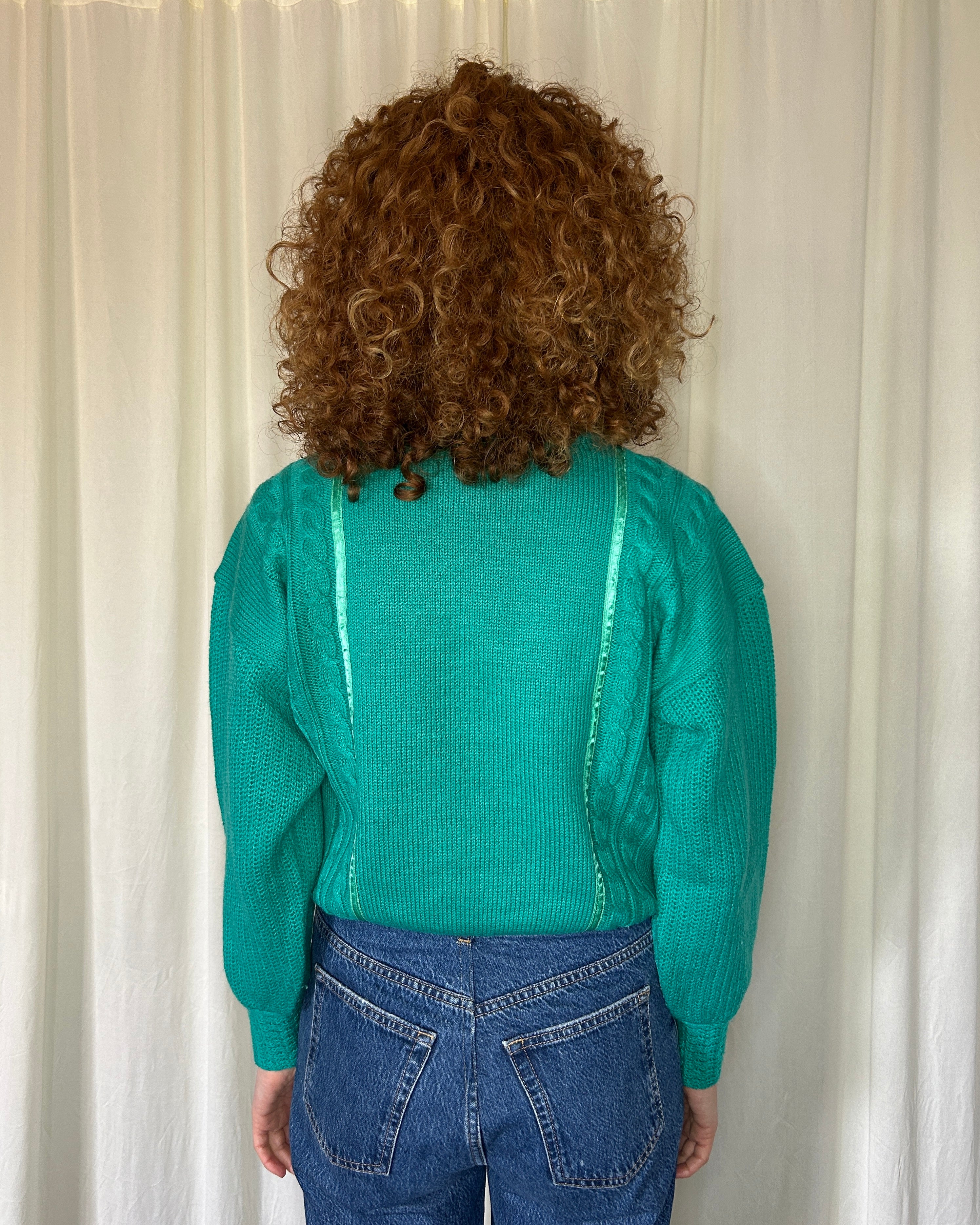 Maglione turchese