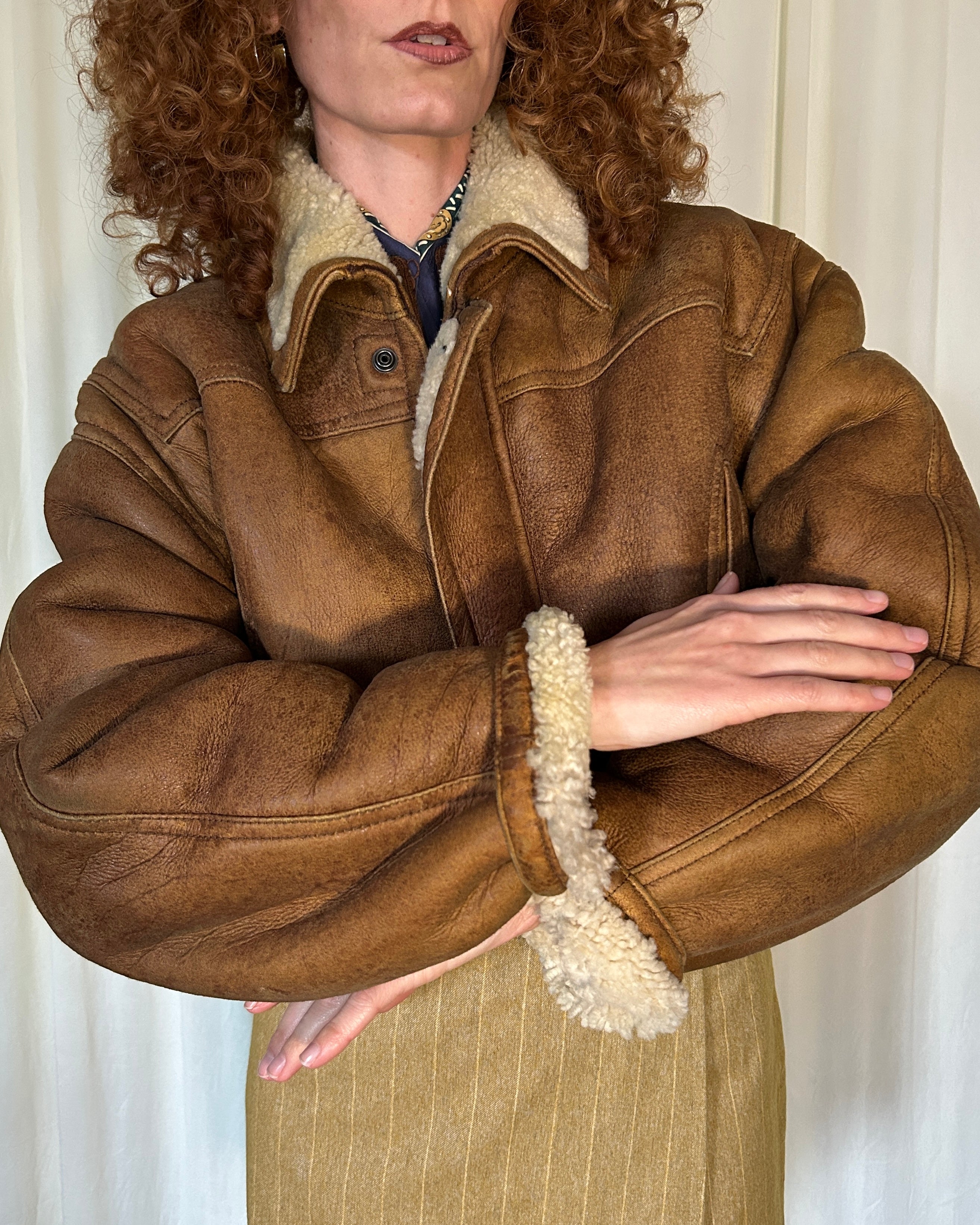 Montone cammello corto