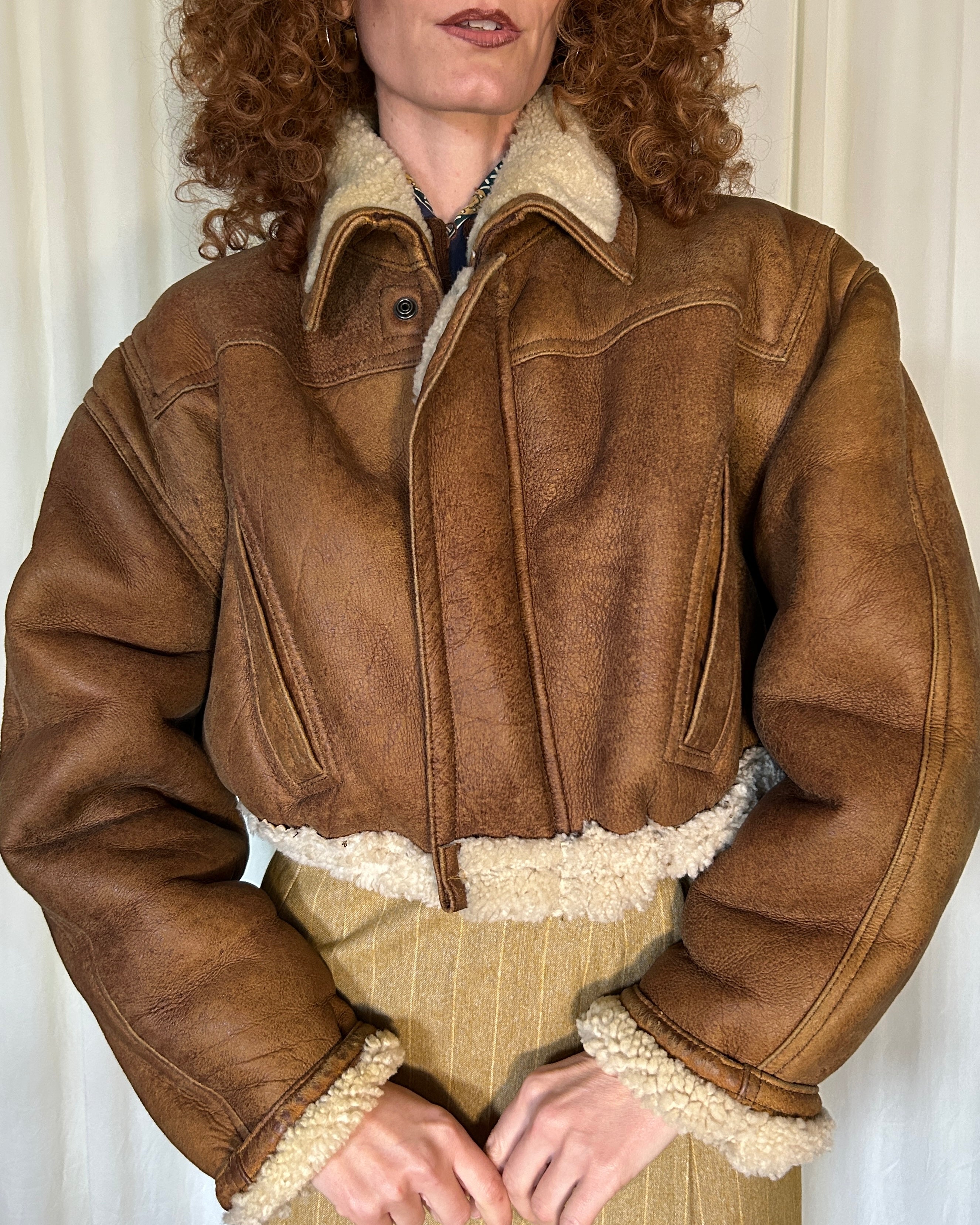 Montone cammello corto