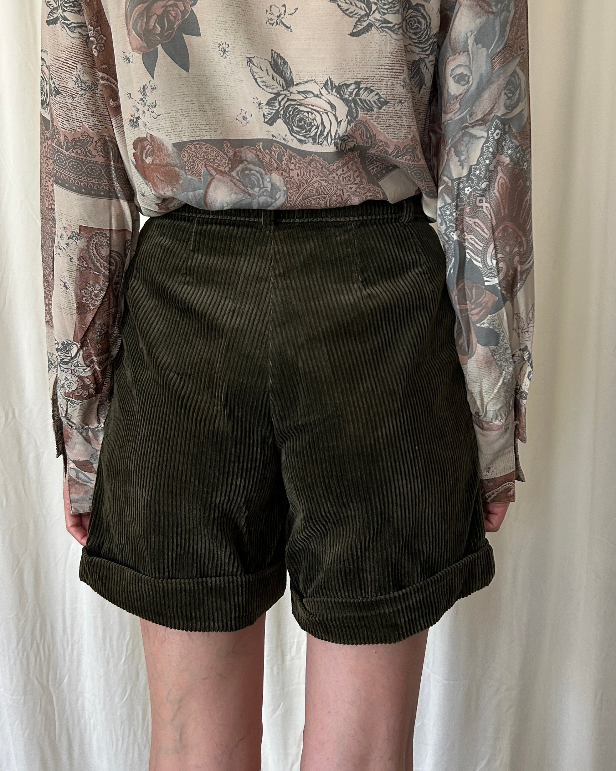 Shorts velluto