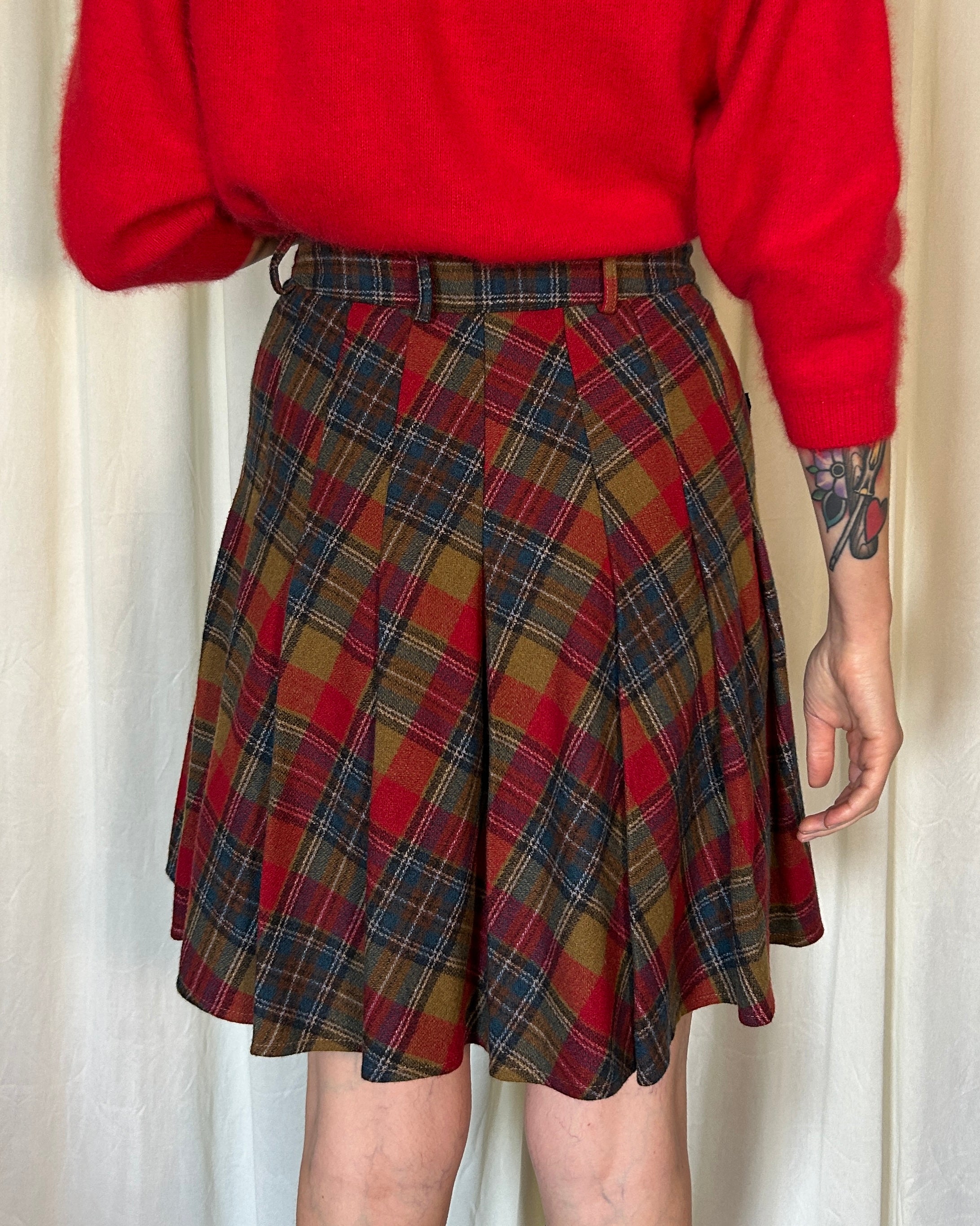 Minigonna tartan