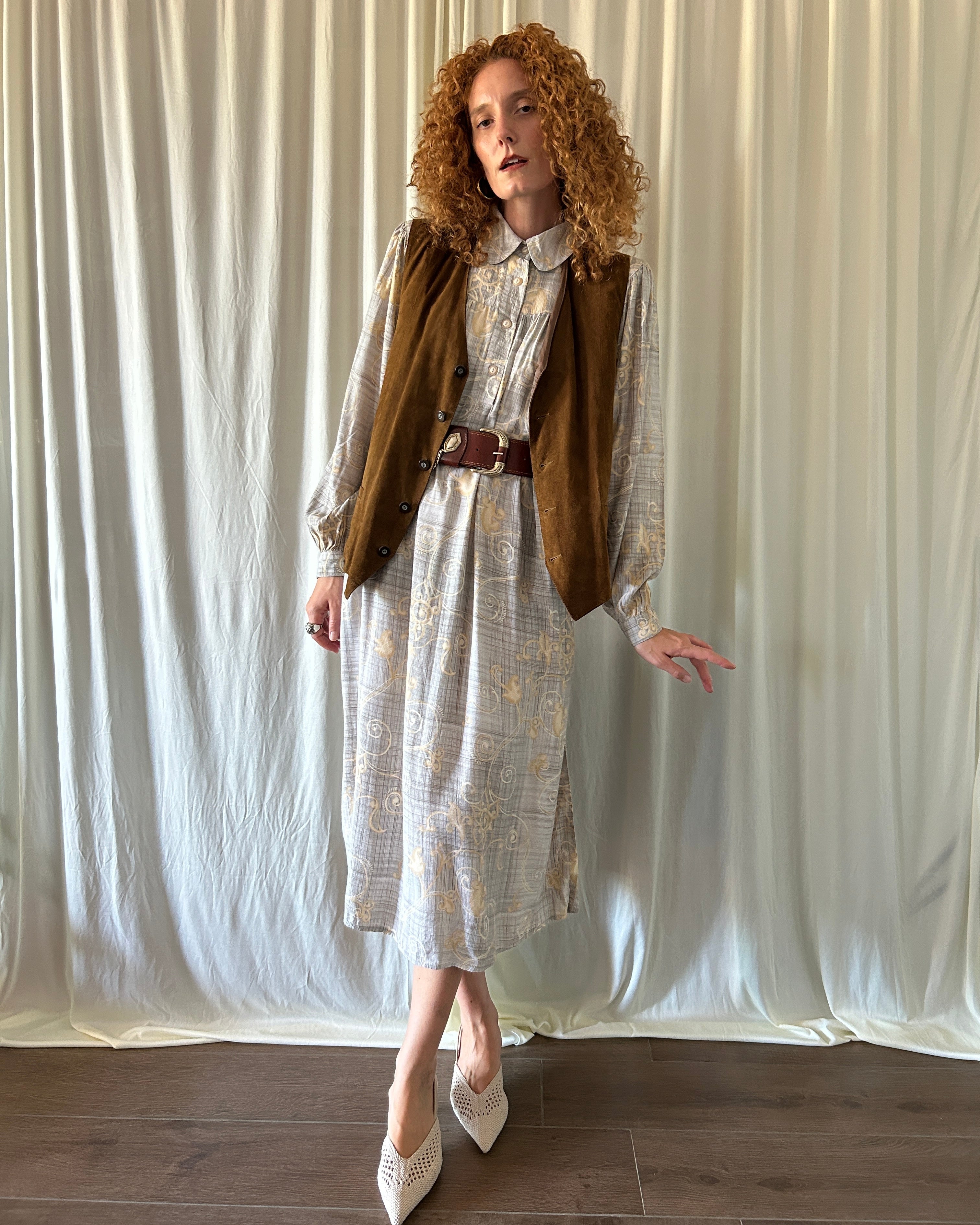 Gilet scamosciato
