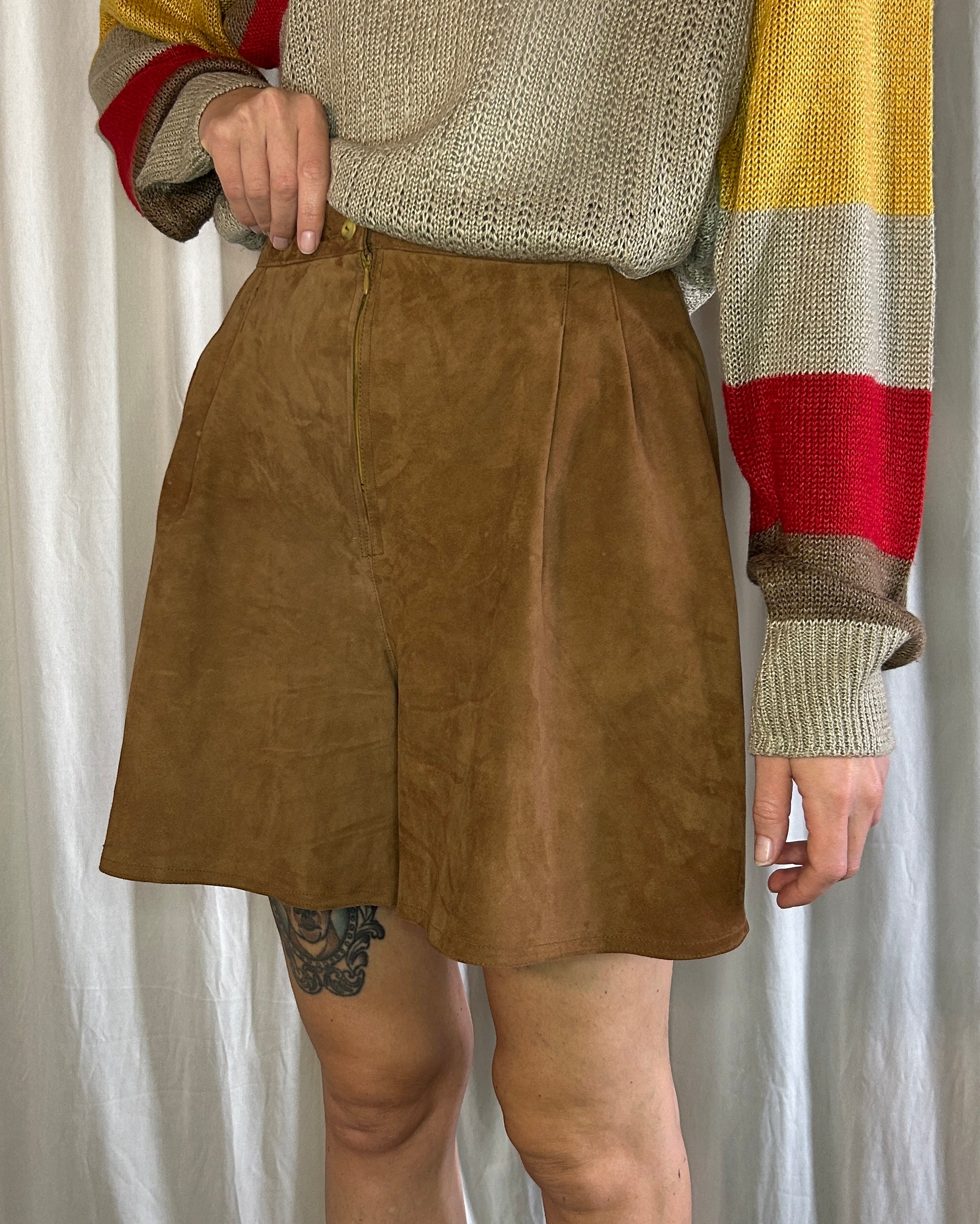 Shorts pelle