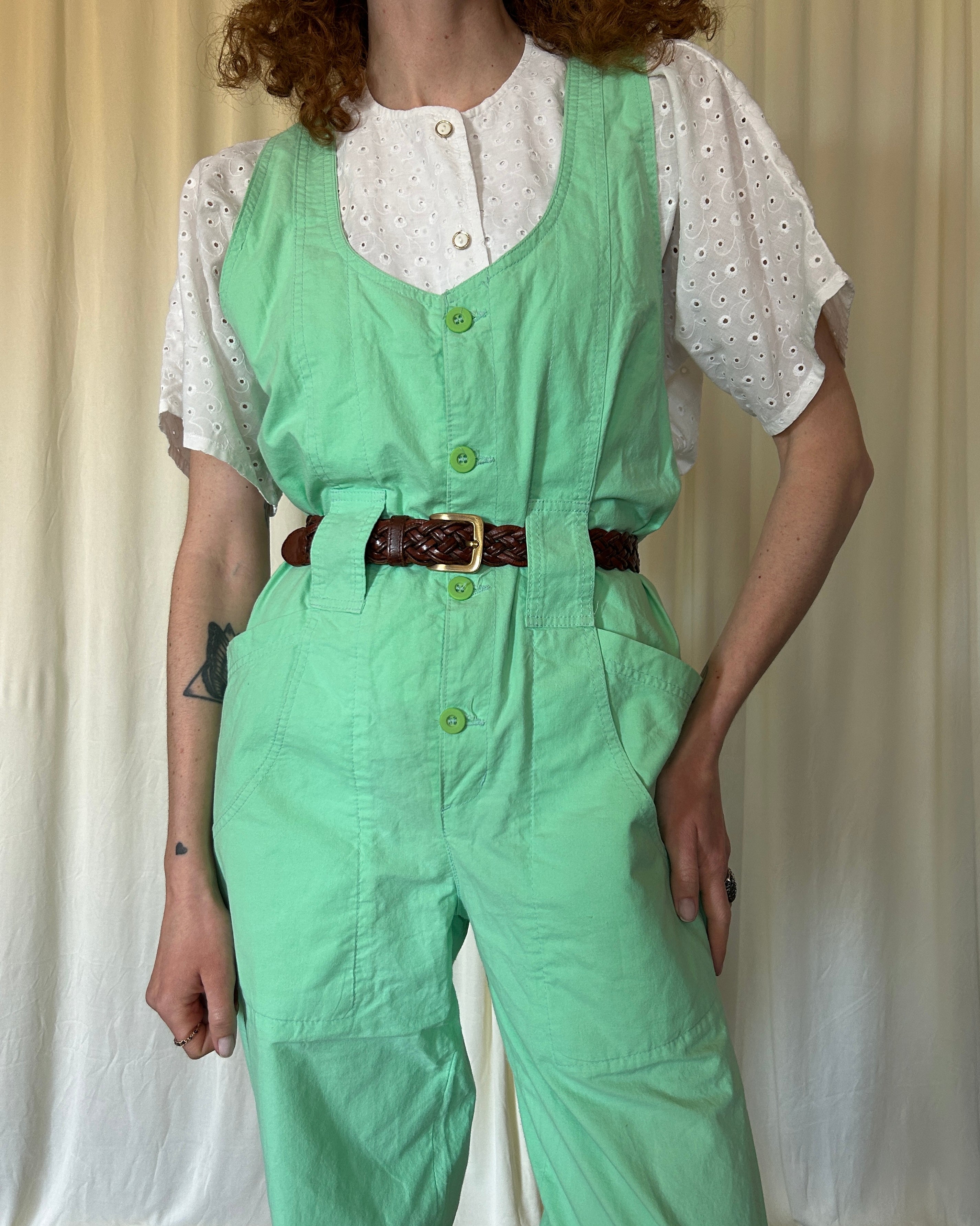 Salopette menta