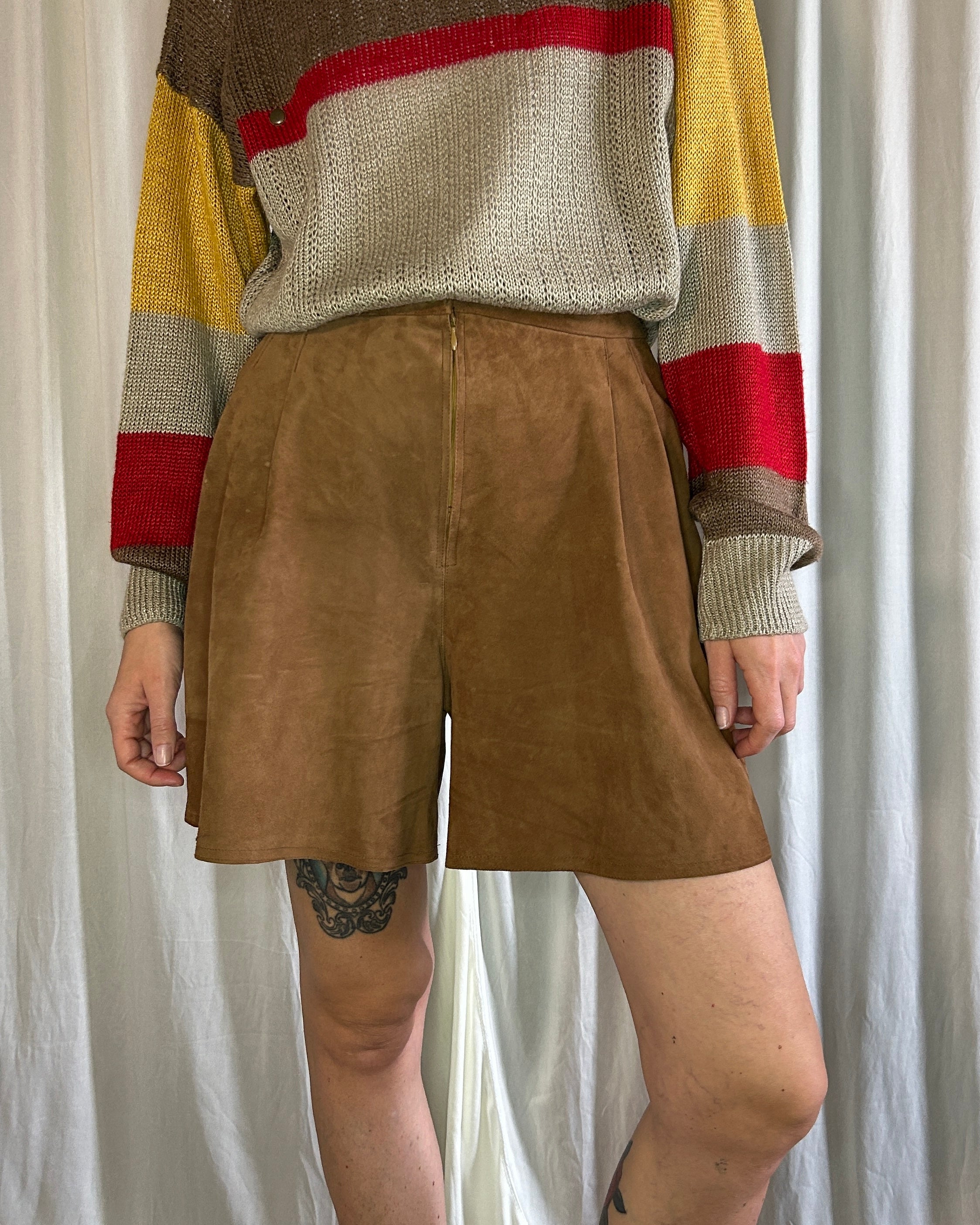 Shorts pelle