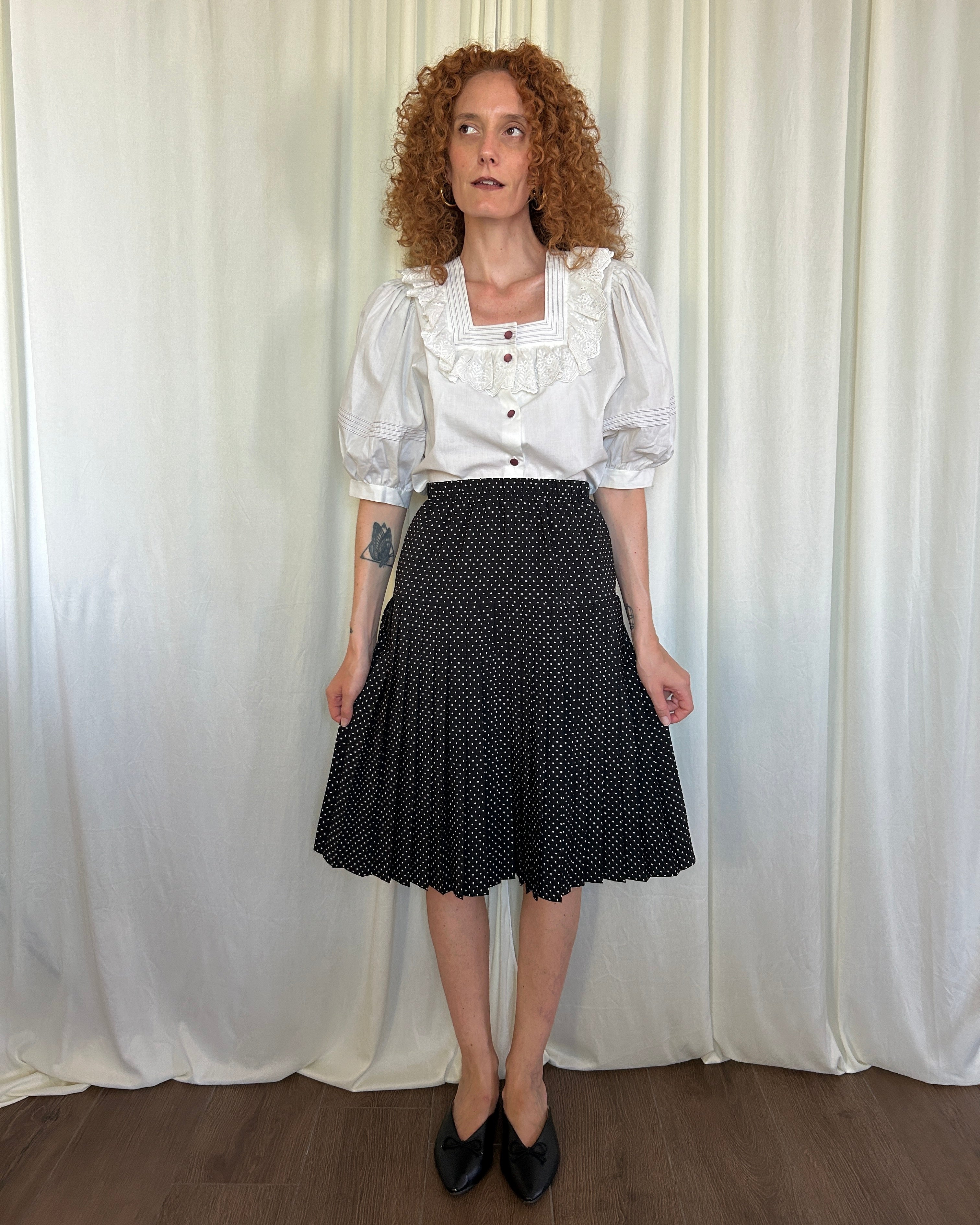 Longuette pois