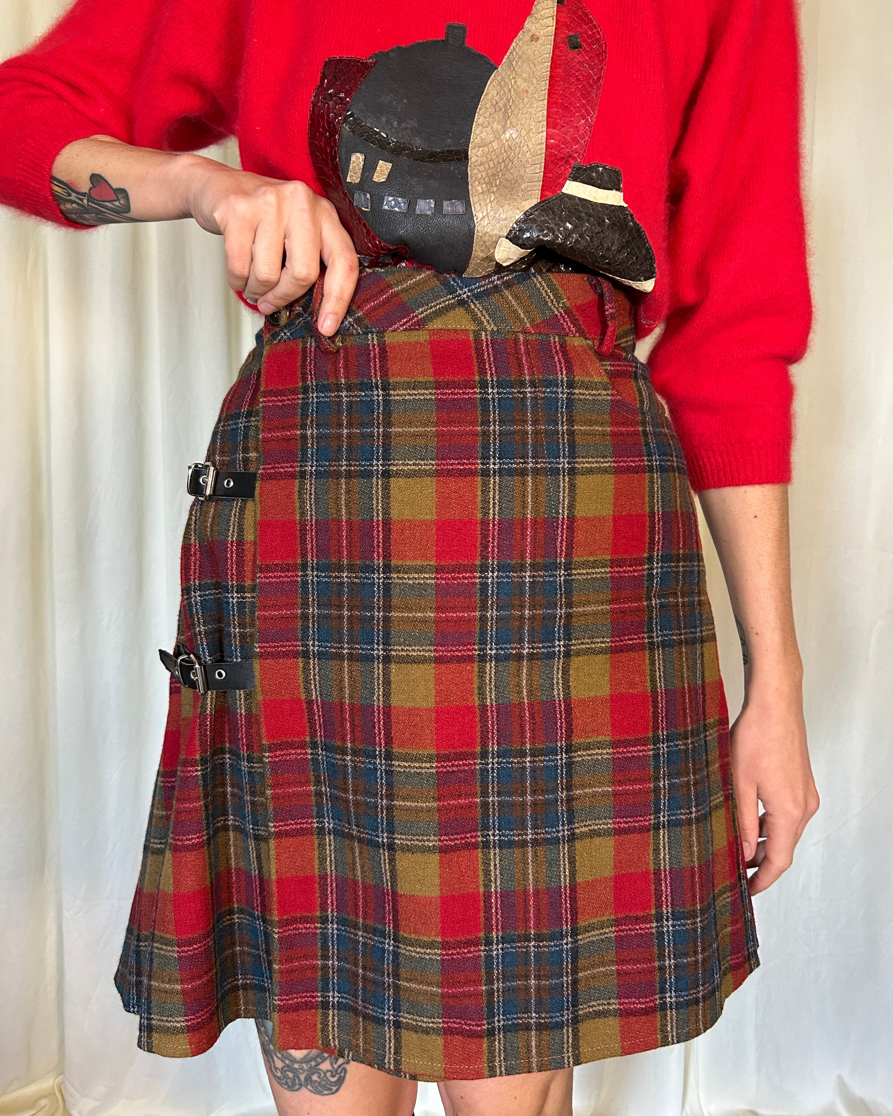 Minigonna tartan