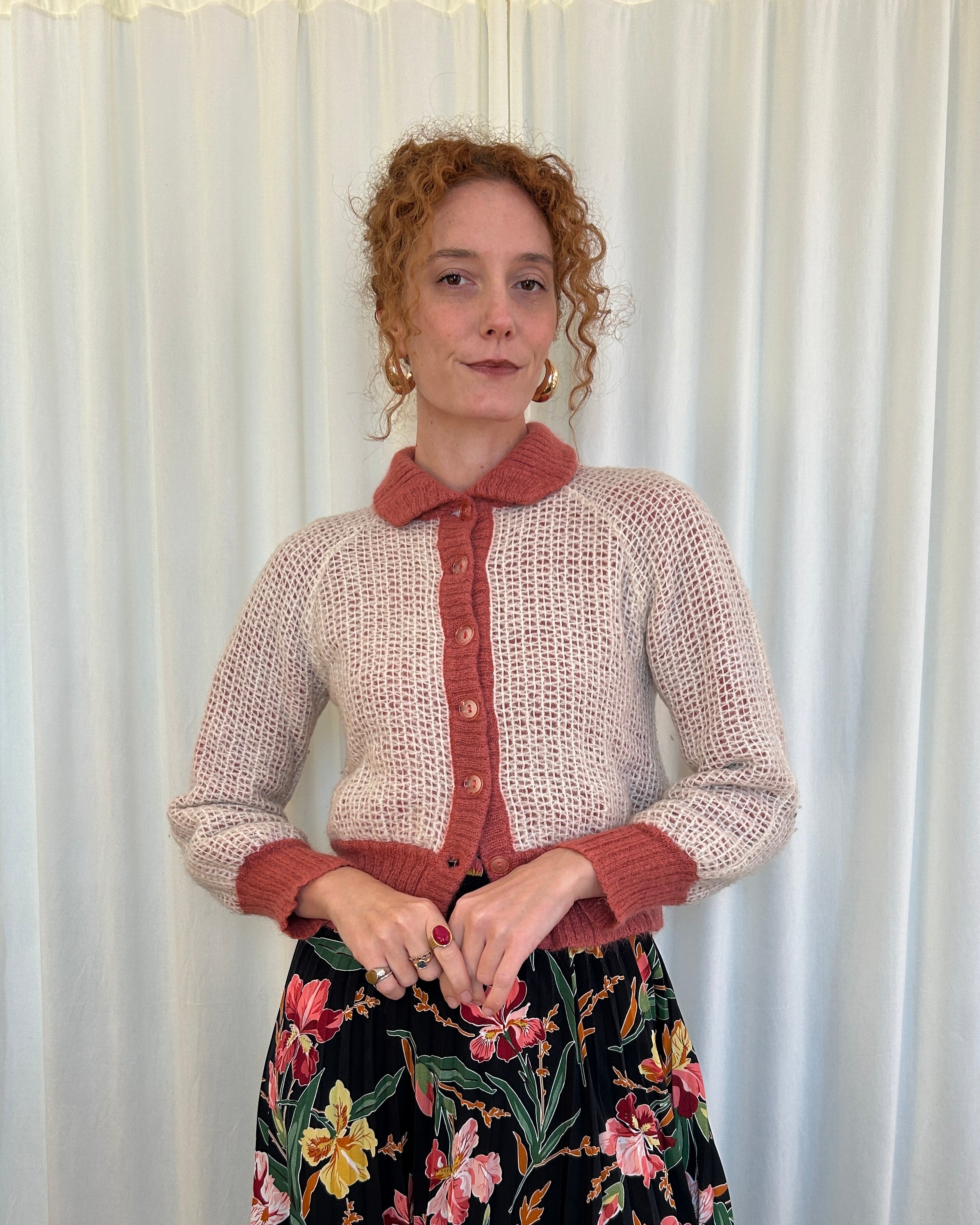 Cardigan rosa