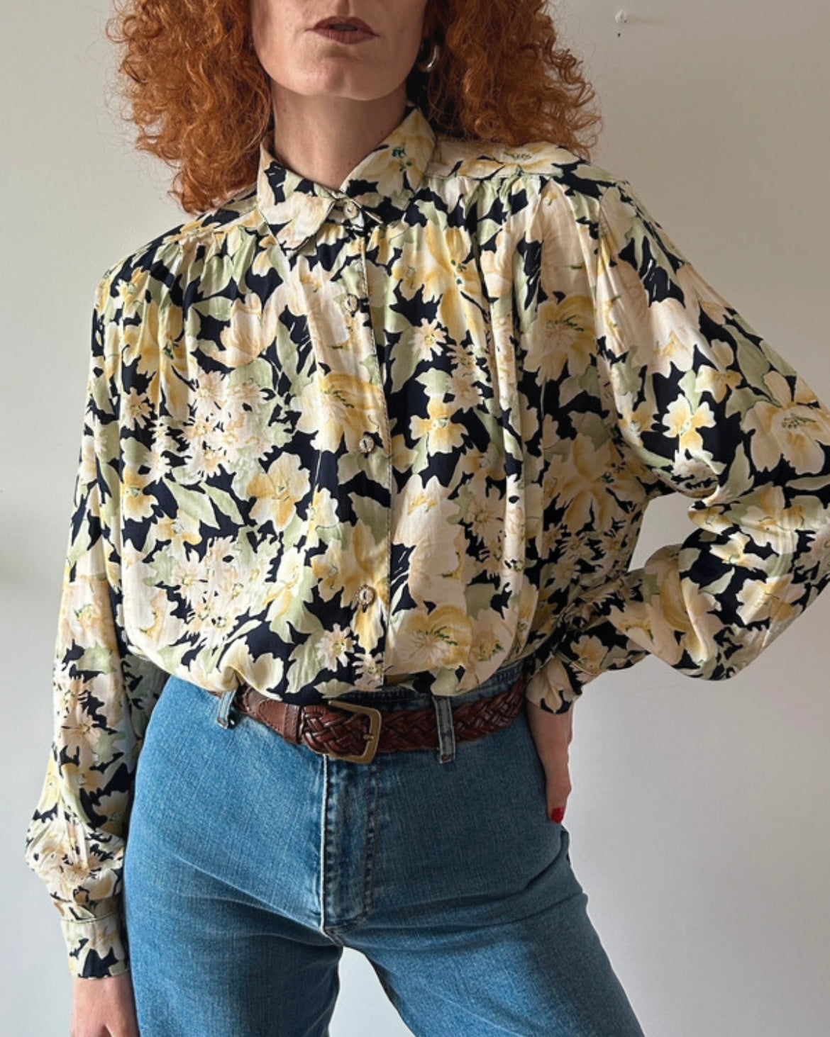Camicia fiori