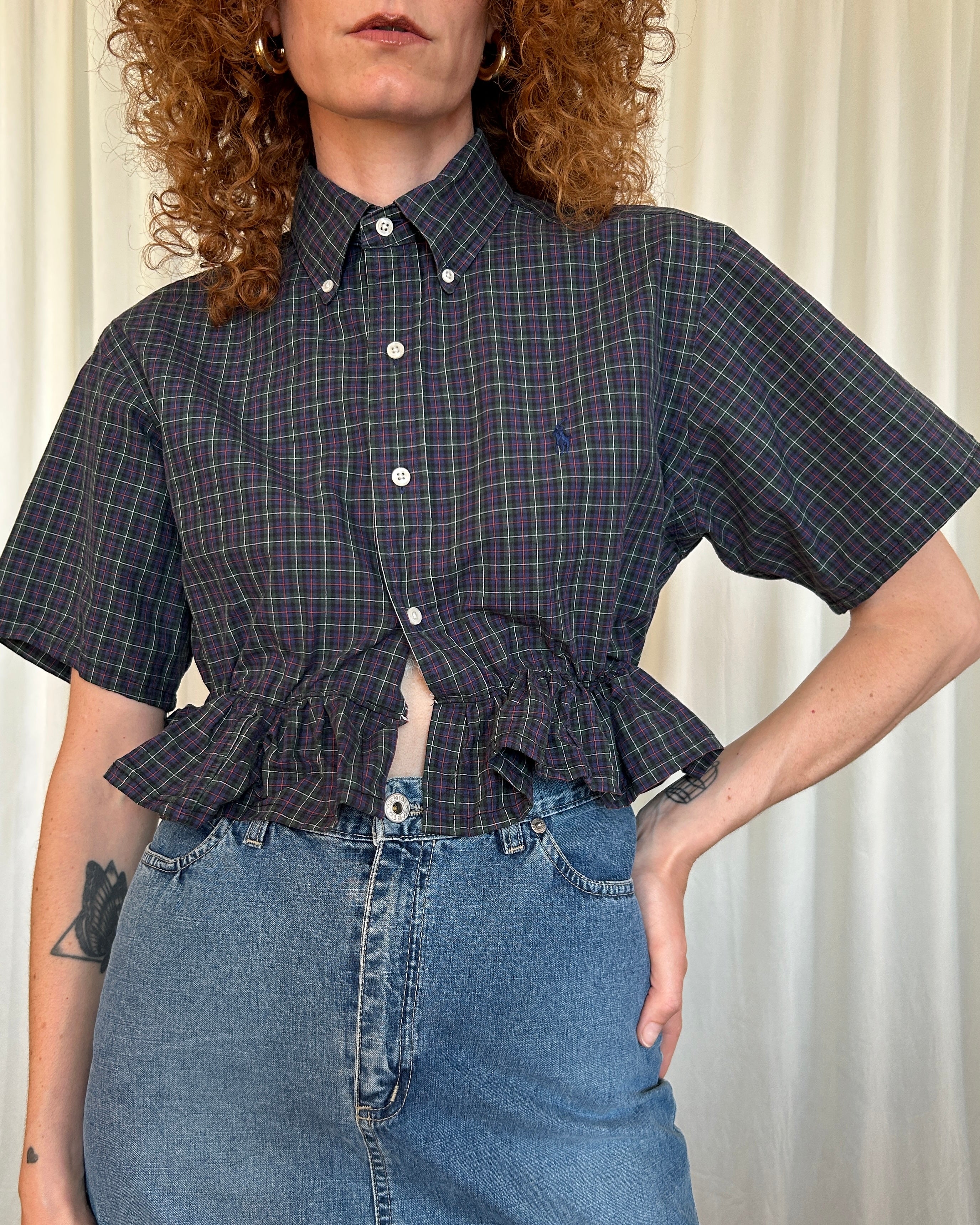 Camicia Ralph Lauren crop