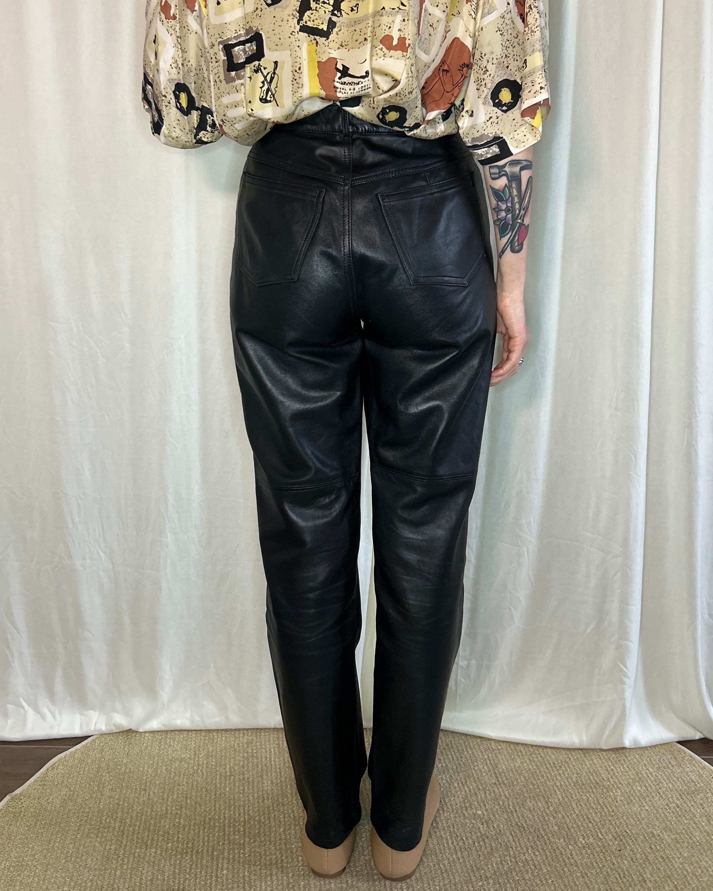Pantalone pelle ‘80