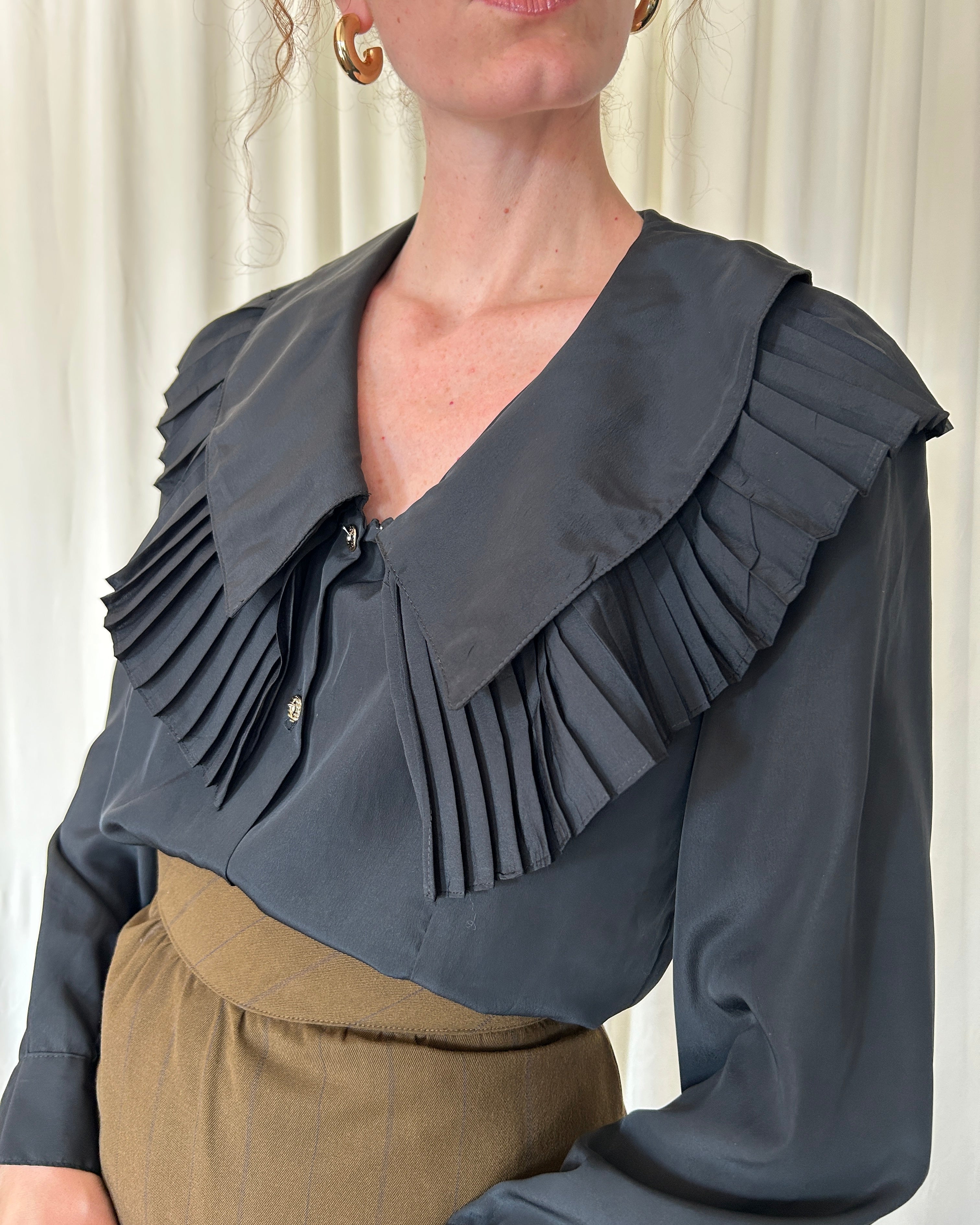 Camicia maxi colletto