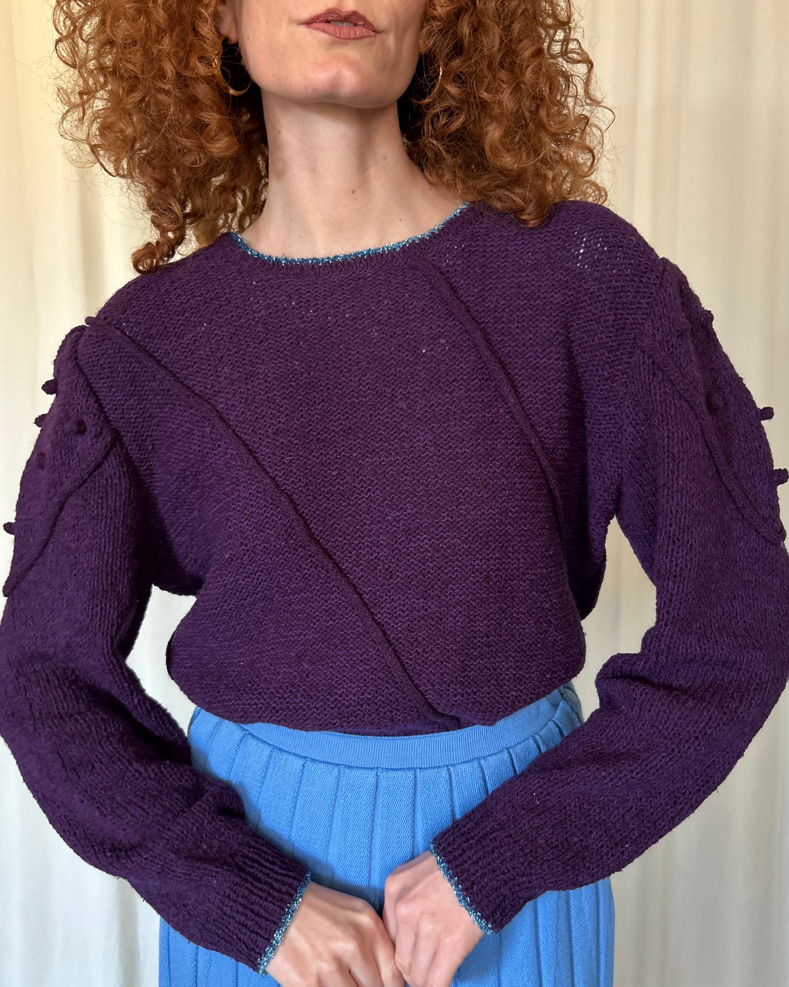Maglione viola