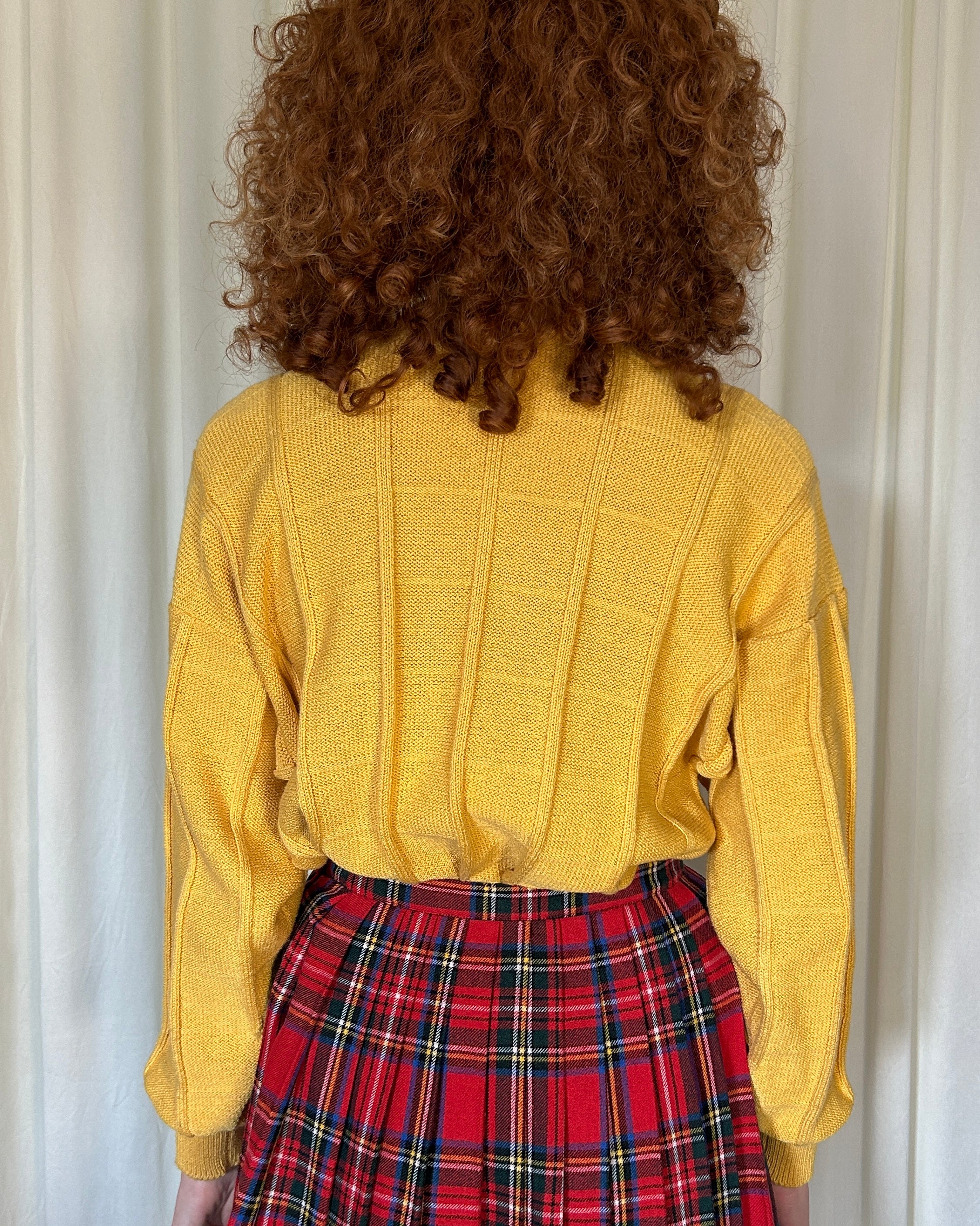 Cardigan giallo