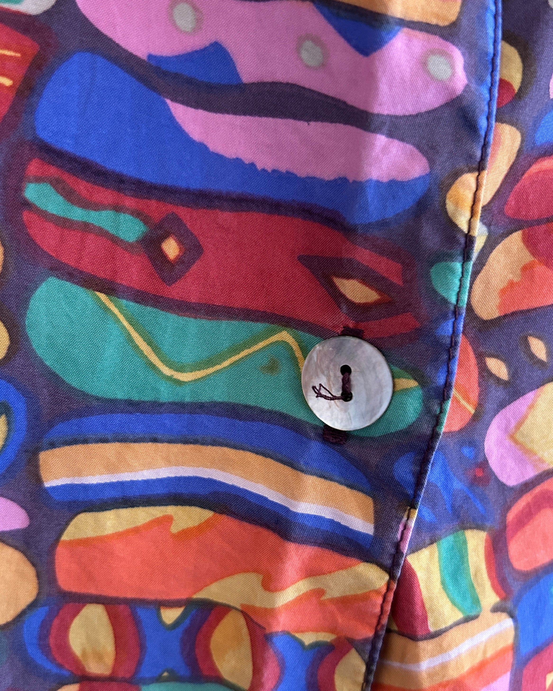 Camicia fantasia in seta