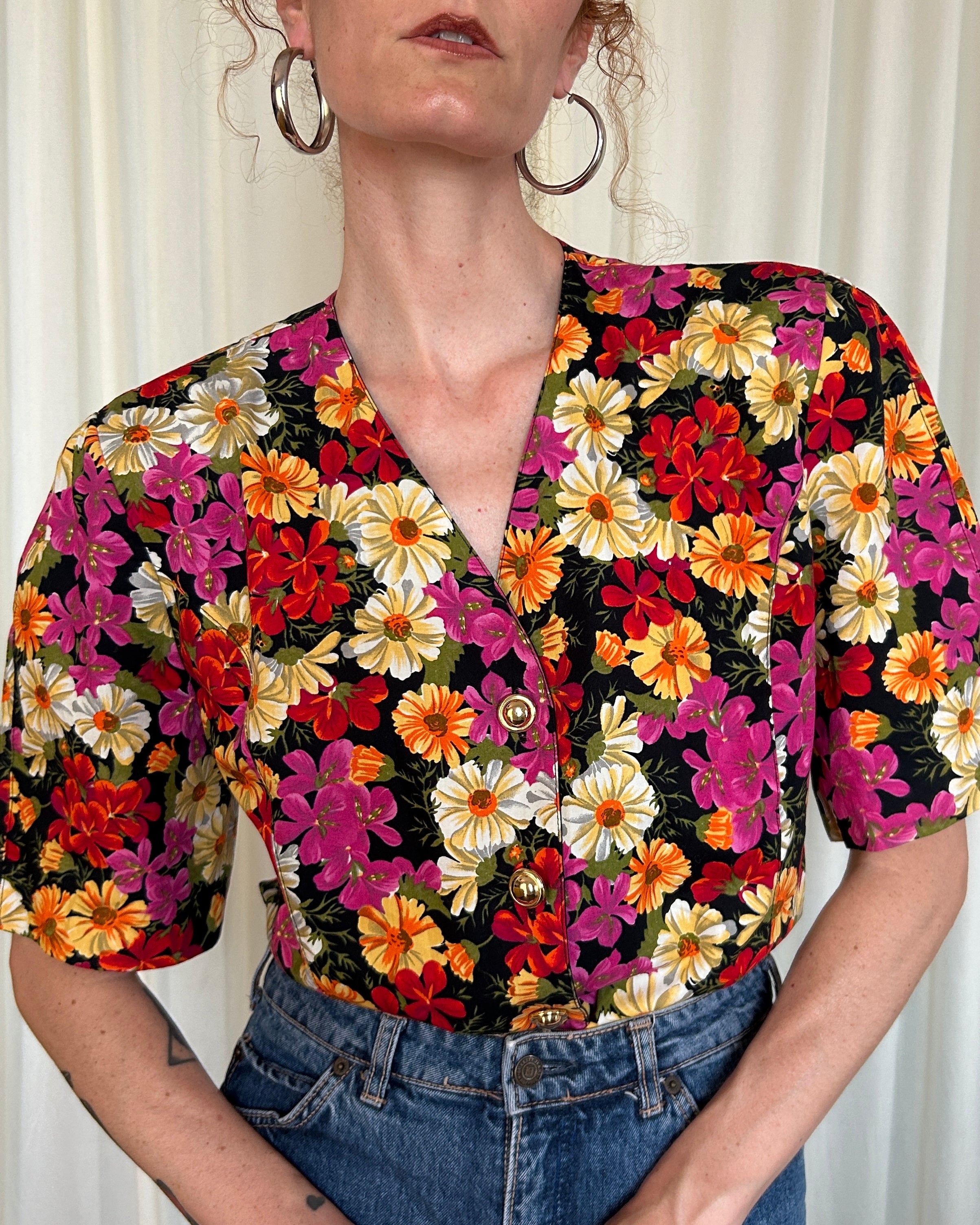Camicia margherite