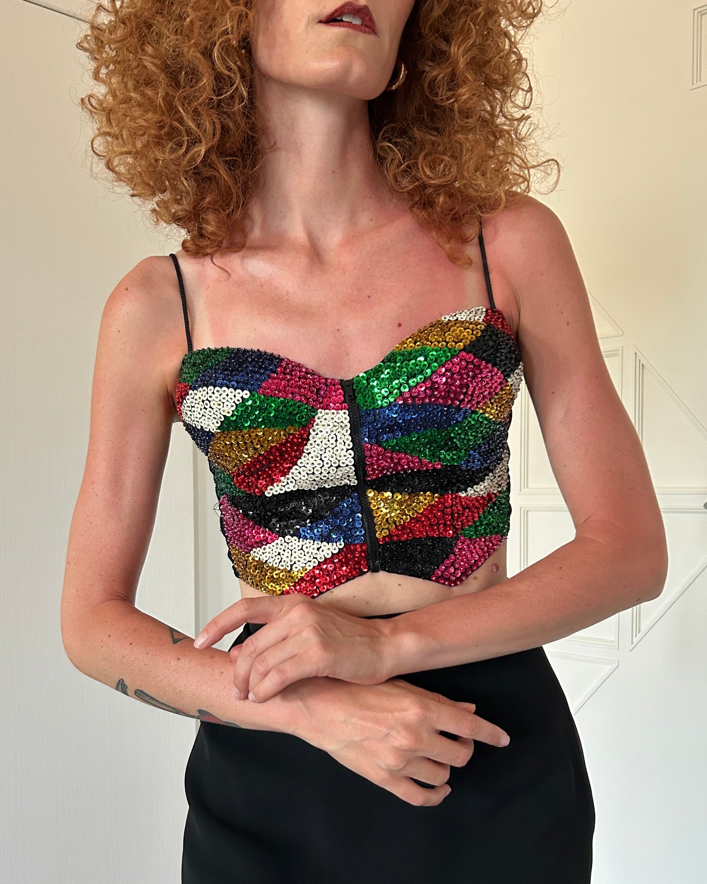 Top pailettes