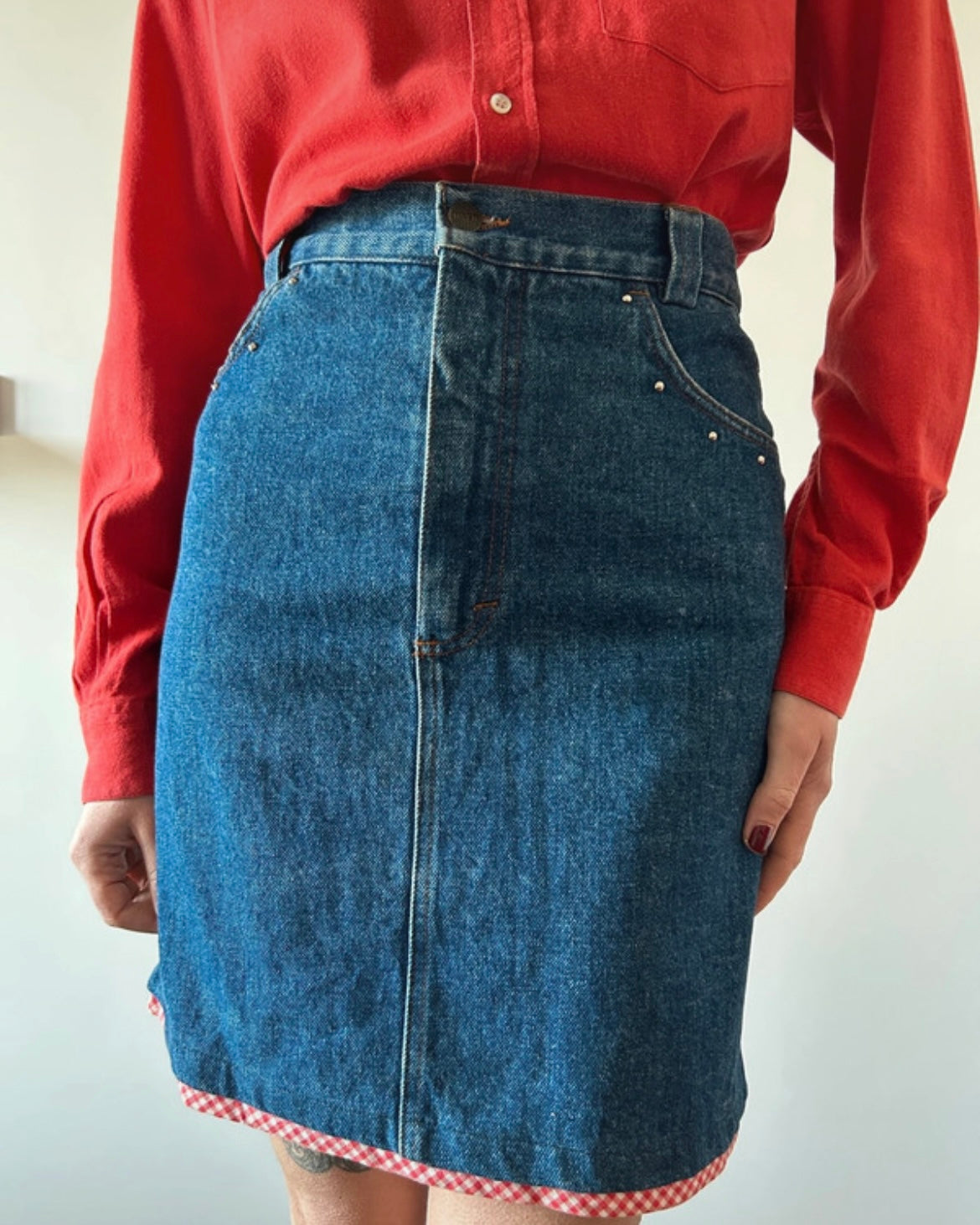 Minigonna jeans