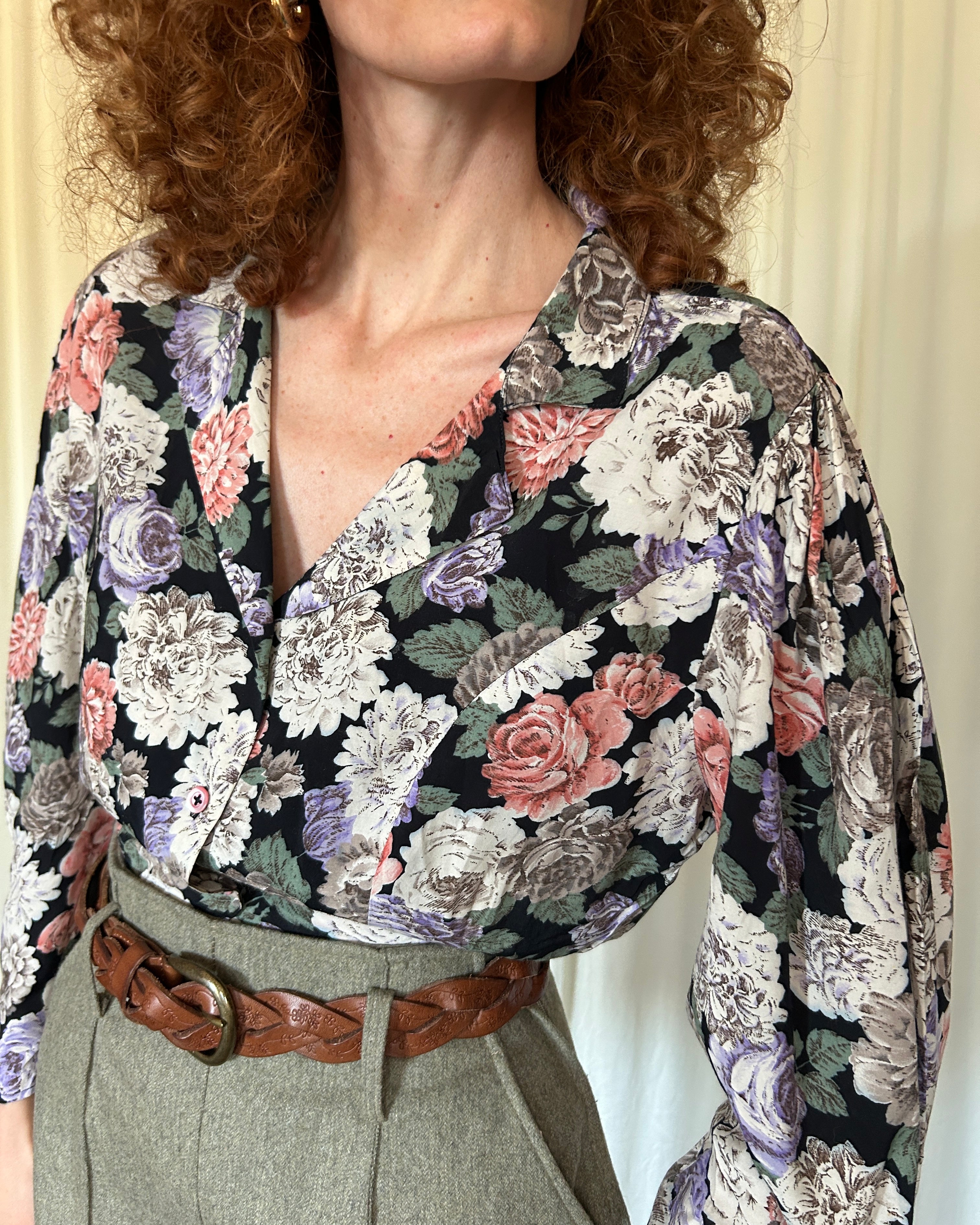 Camicia peonie