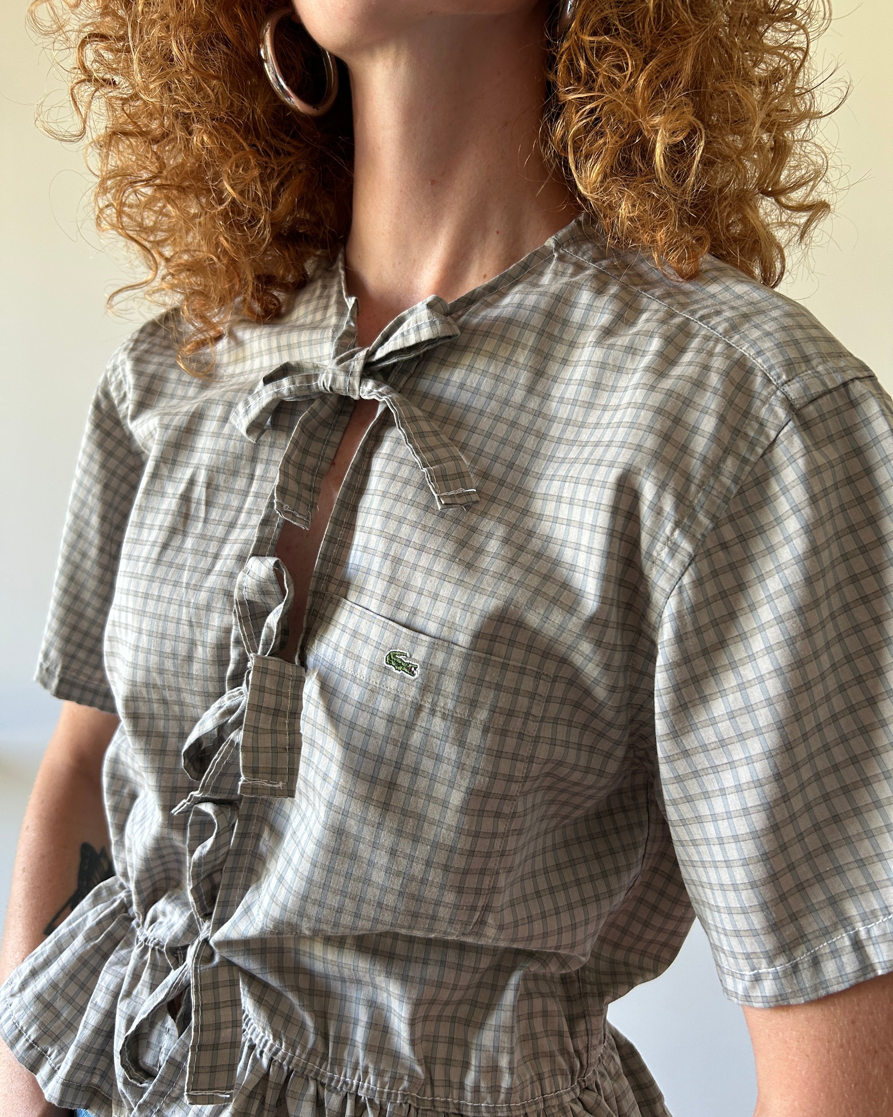 Camicia Lacoste grigia