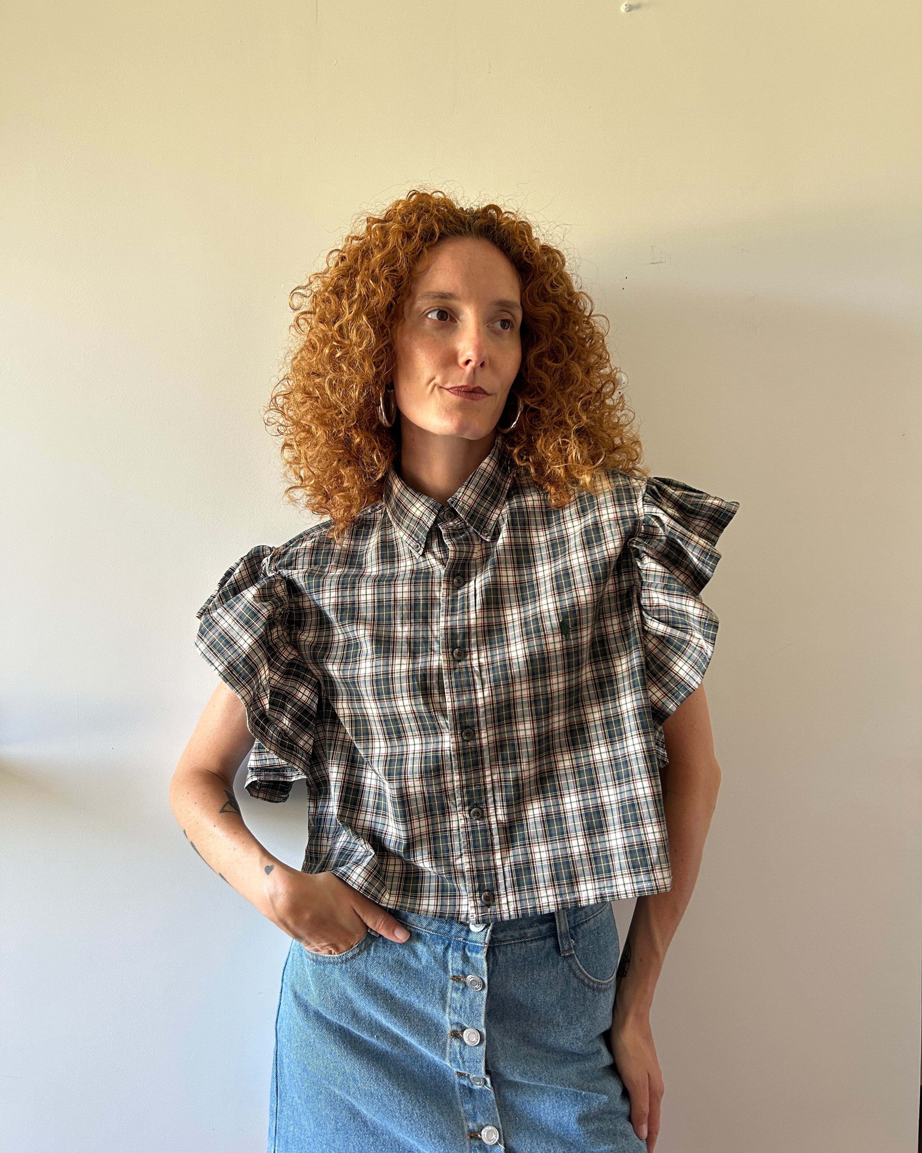 Camicia Ralph Lauren crop