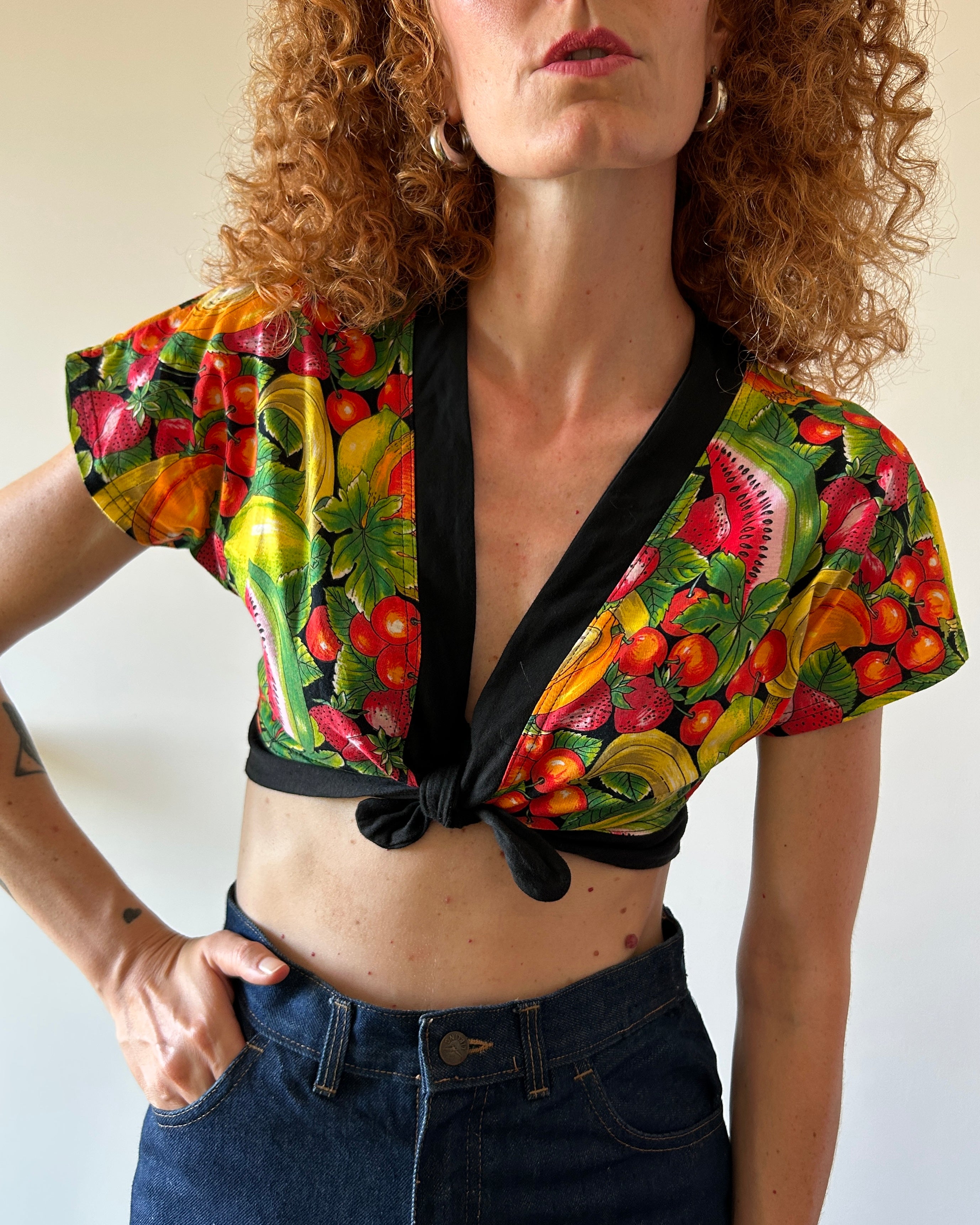 Crop top frutta