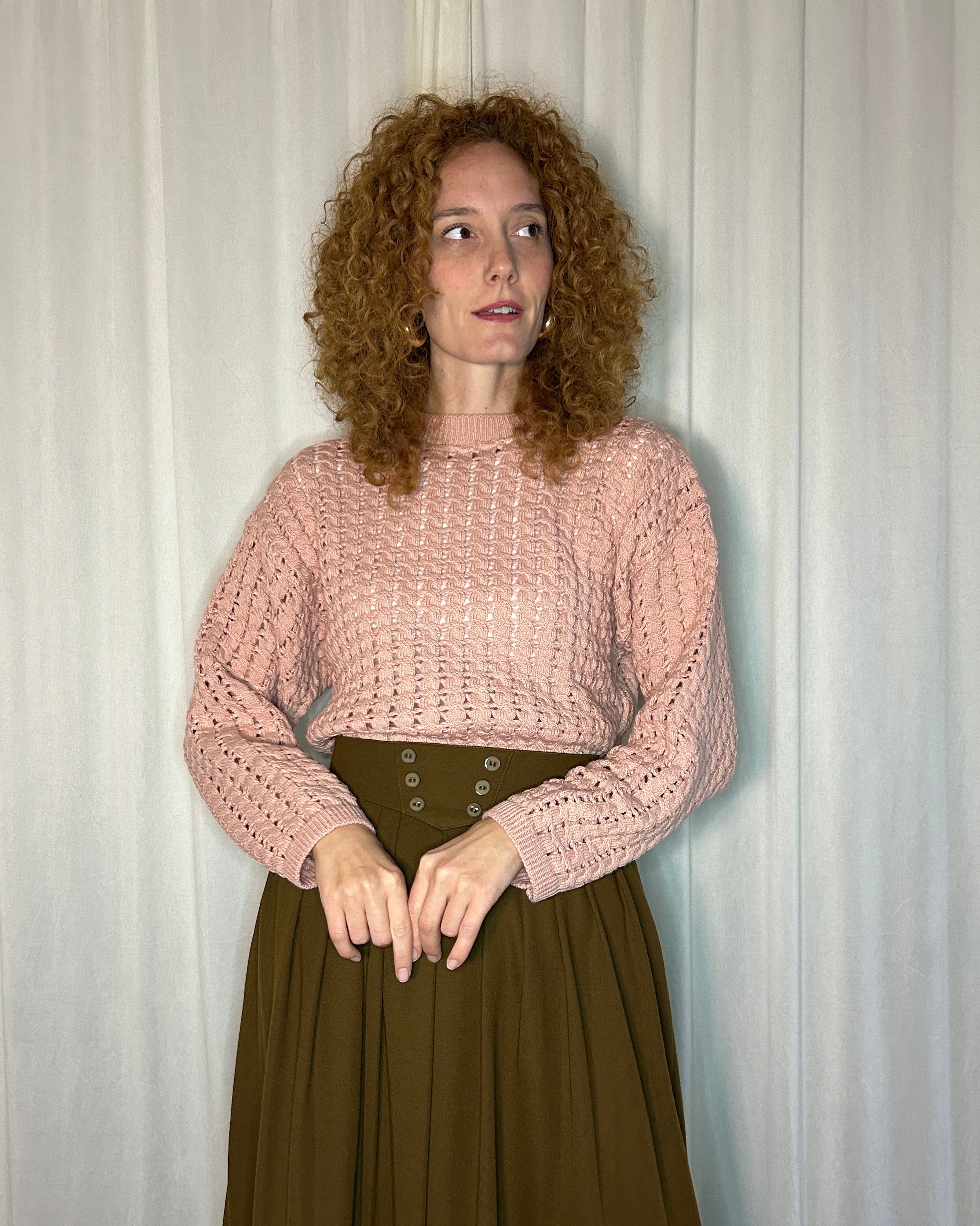 Maglione rosa