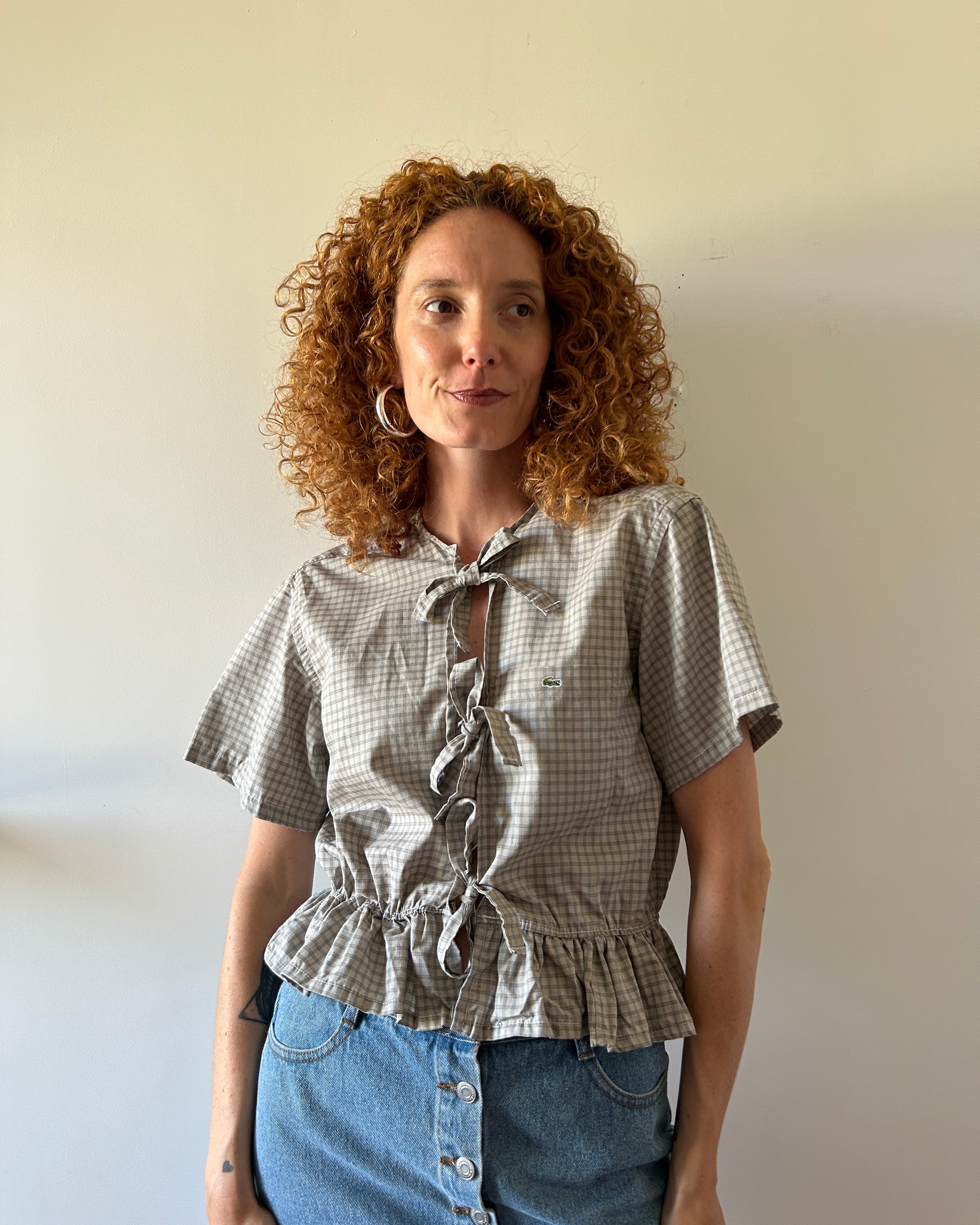 Camicia Lacoste grigia