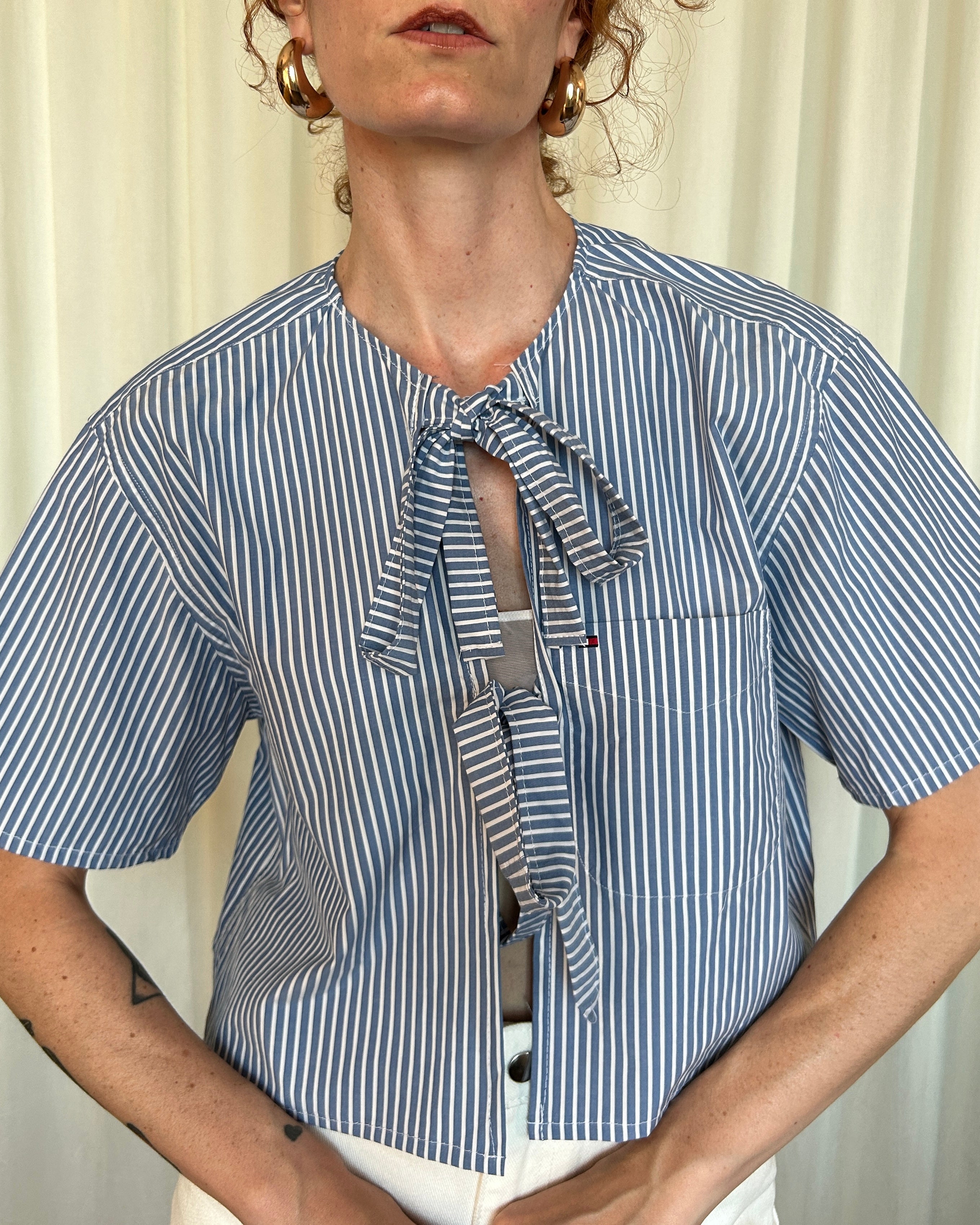 Camicia Tommy Hilfiger righe blu