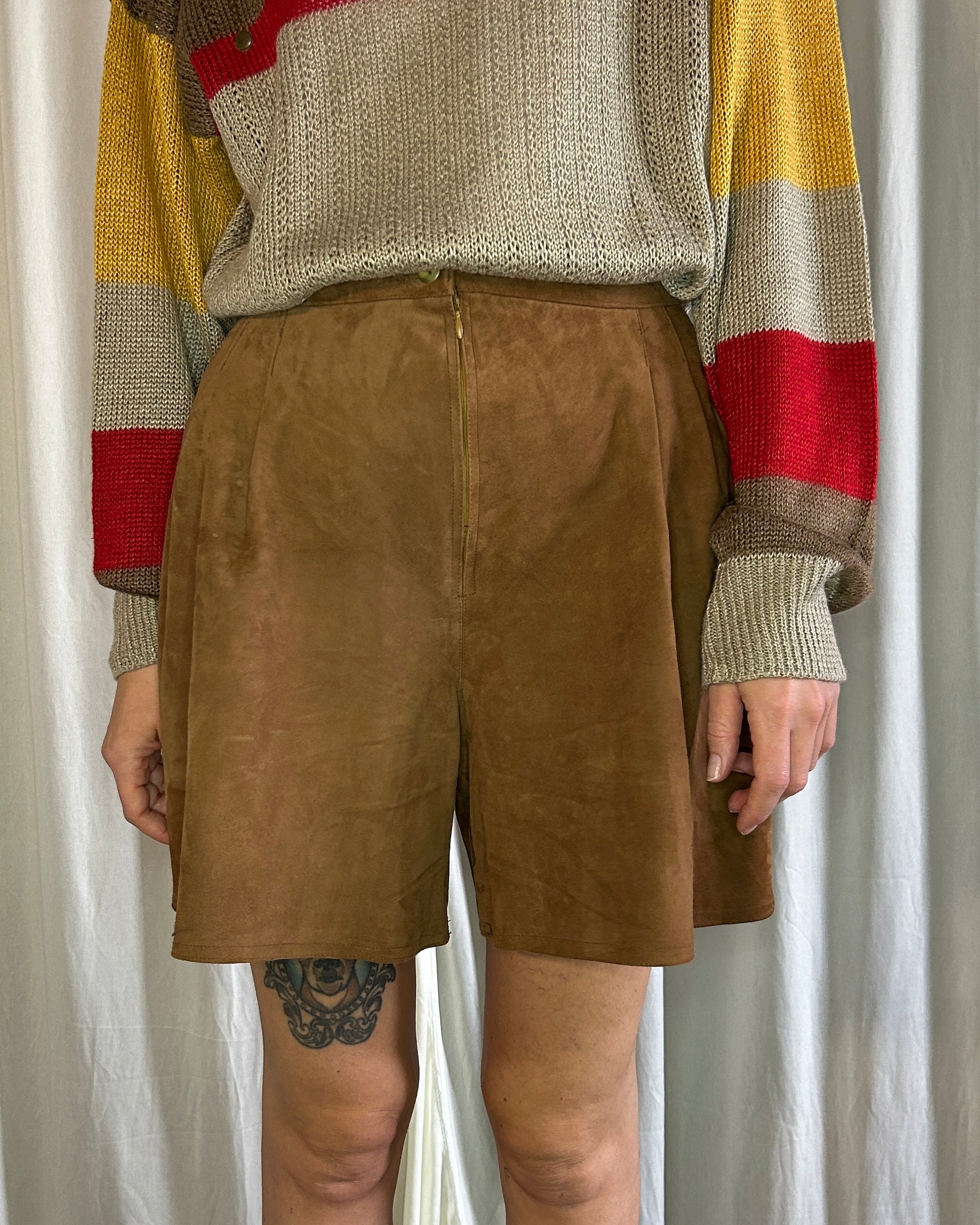 Shorts pelle