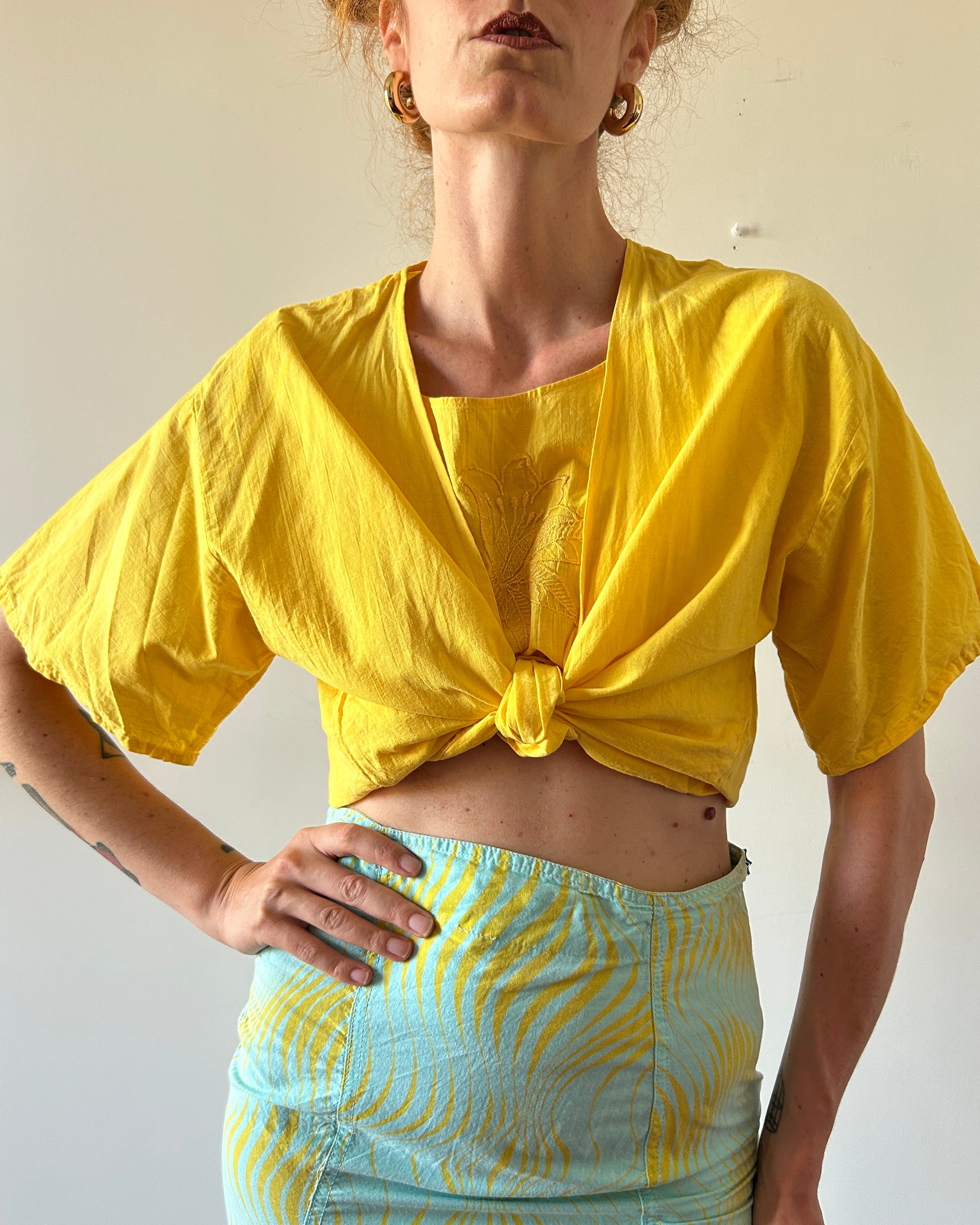 Twin set giallo