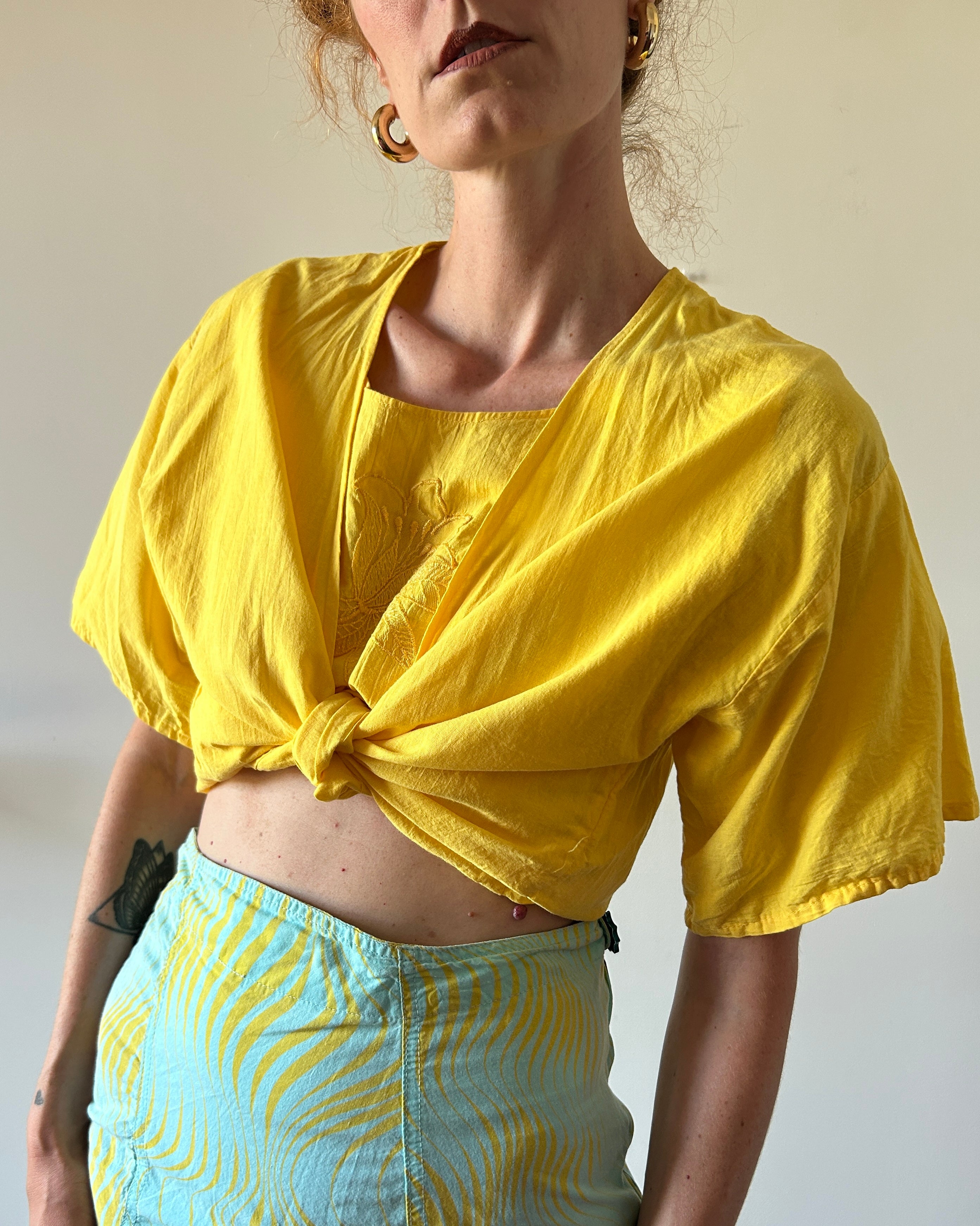 Twin set giallo