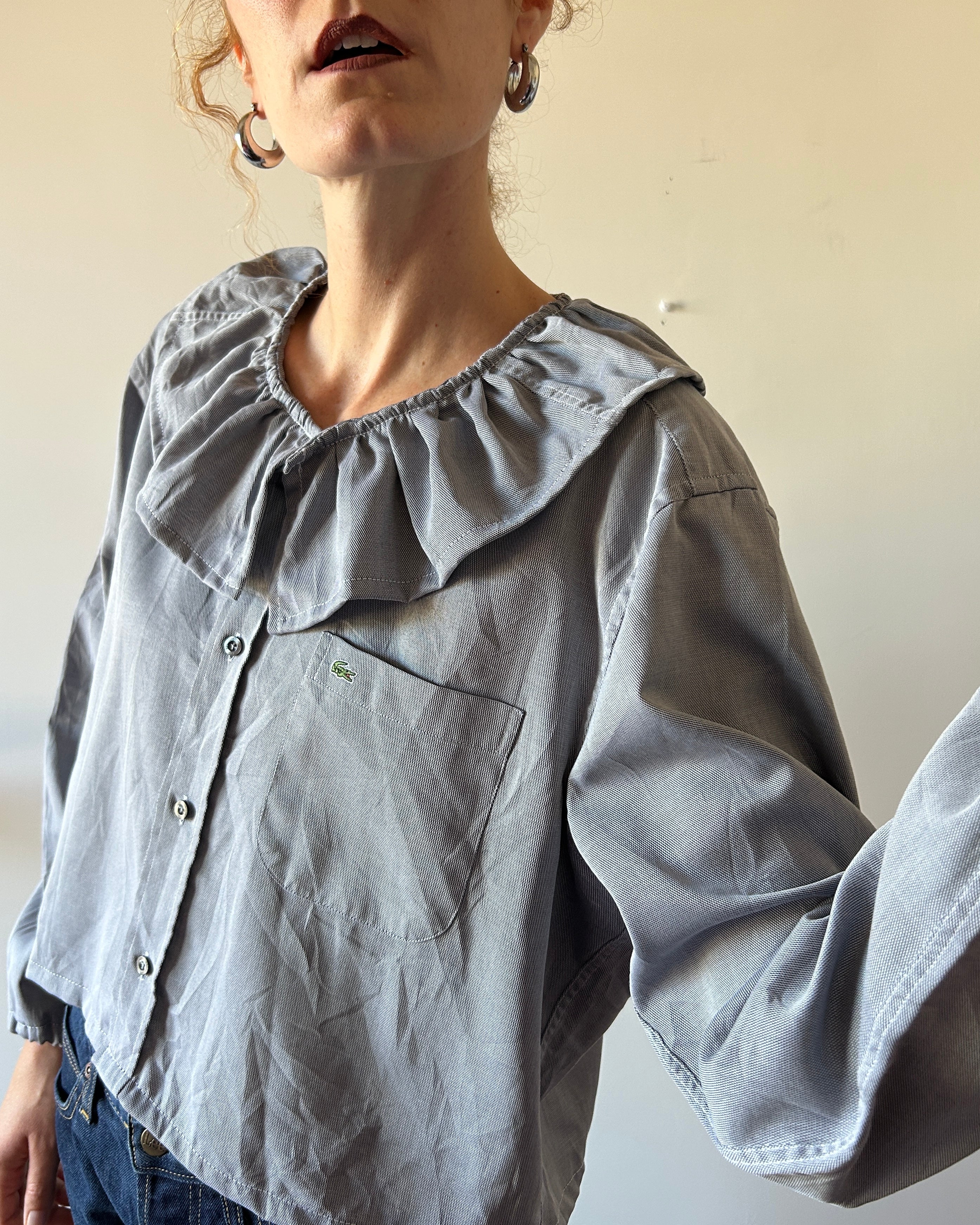 Camicia Lacoste grigia