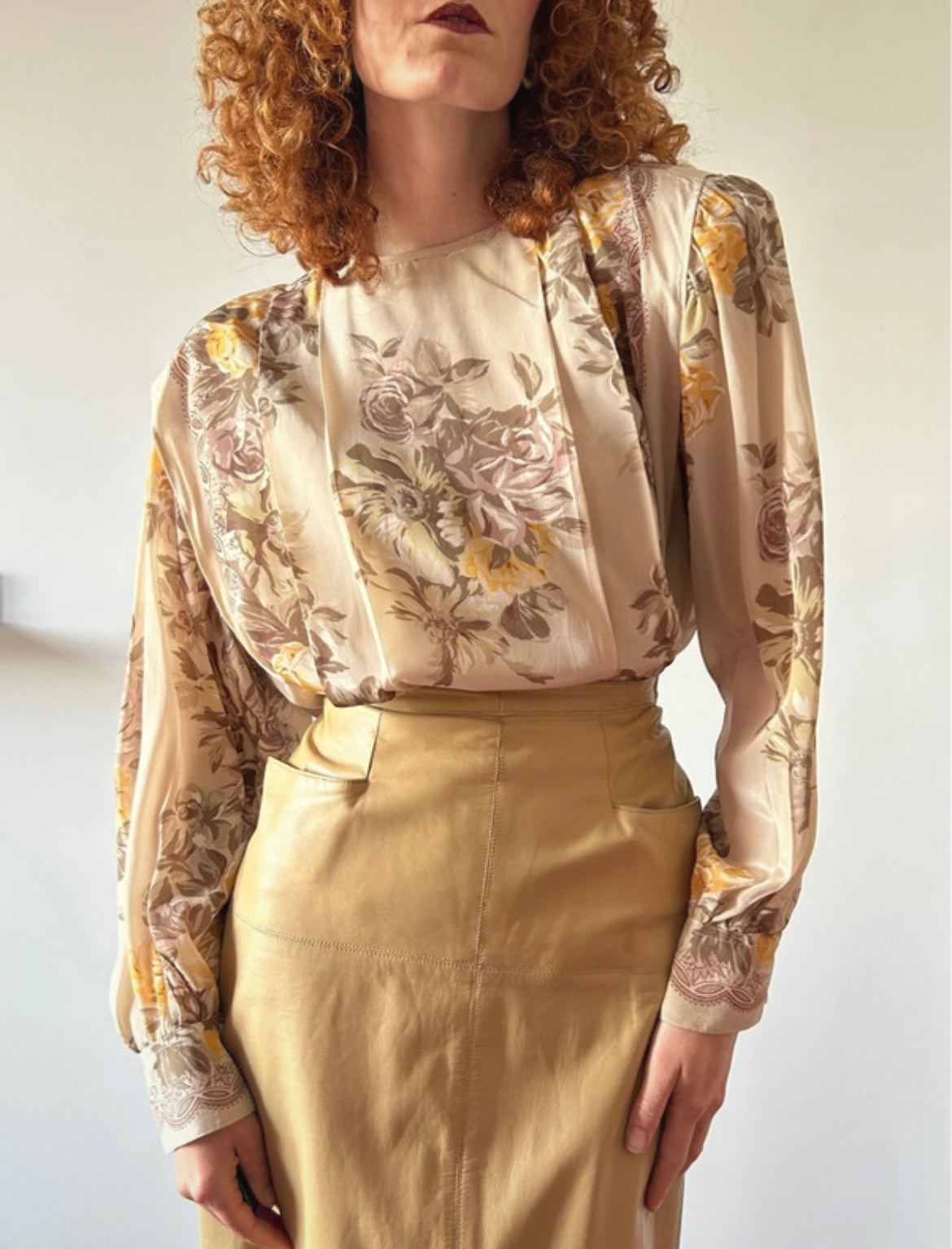 Camicia seta rose