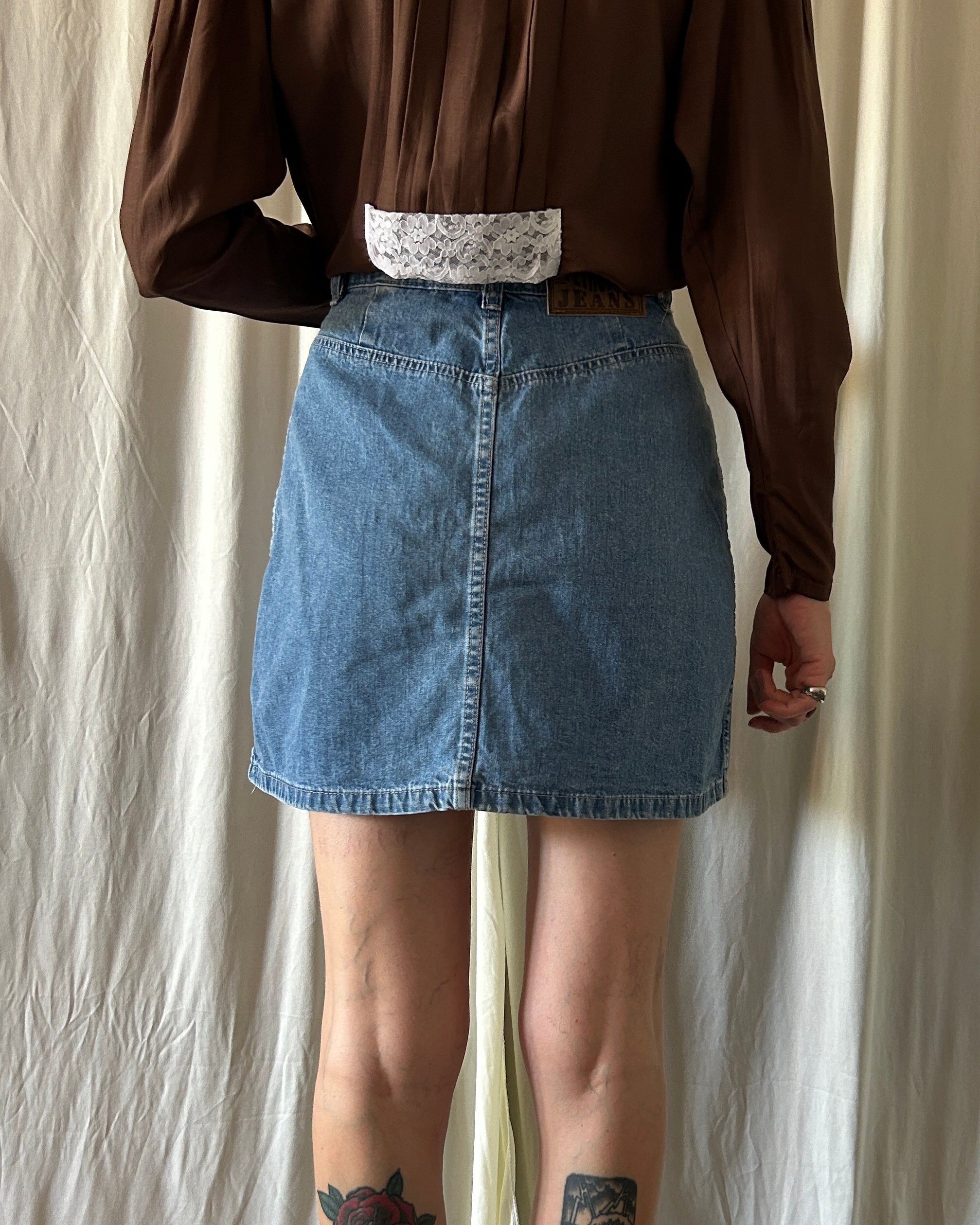 Minigonna denim