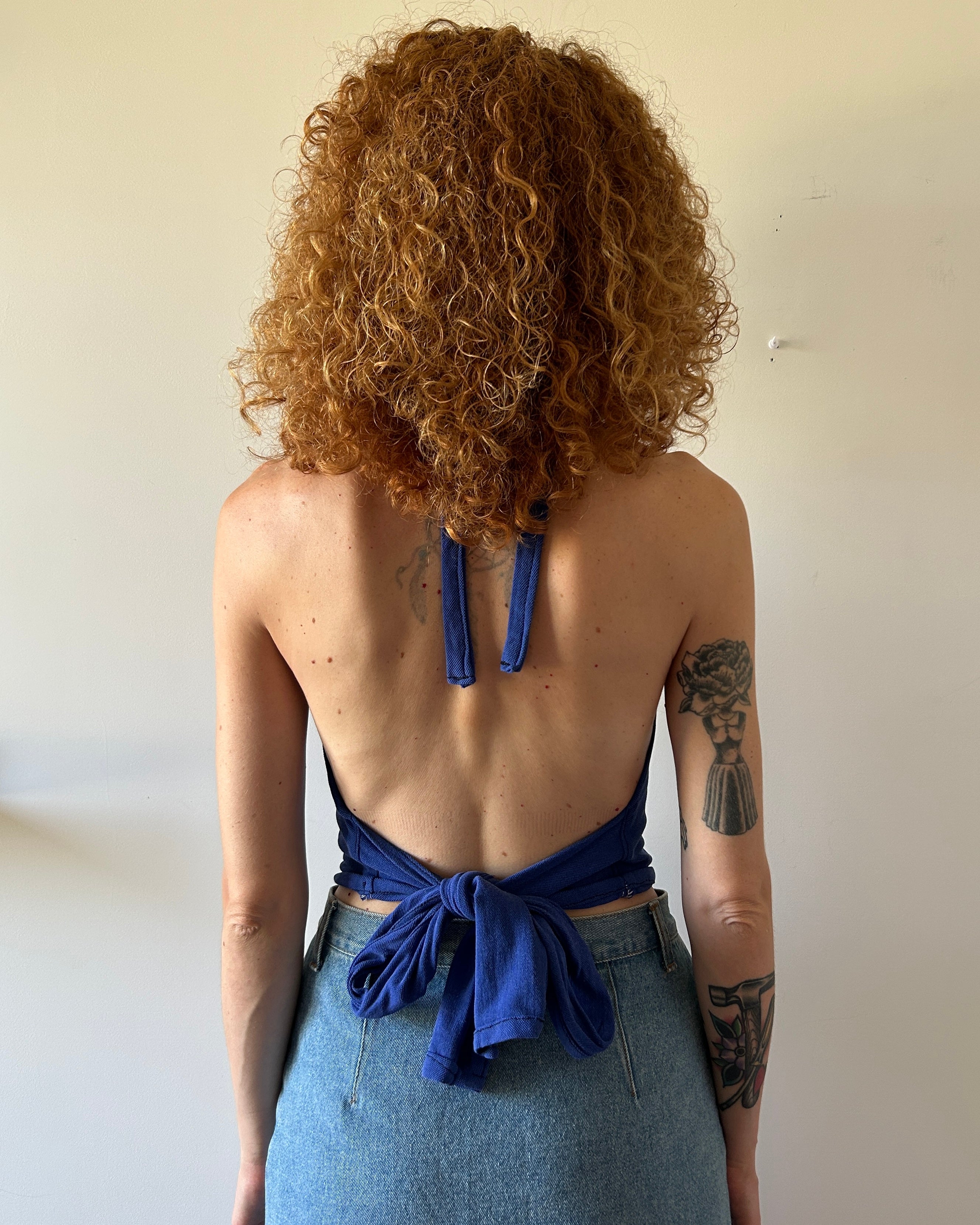 Top Lacoste blu