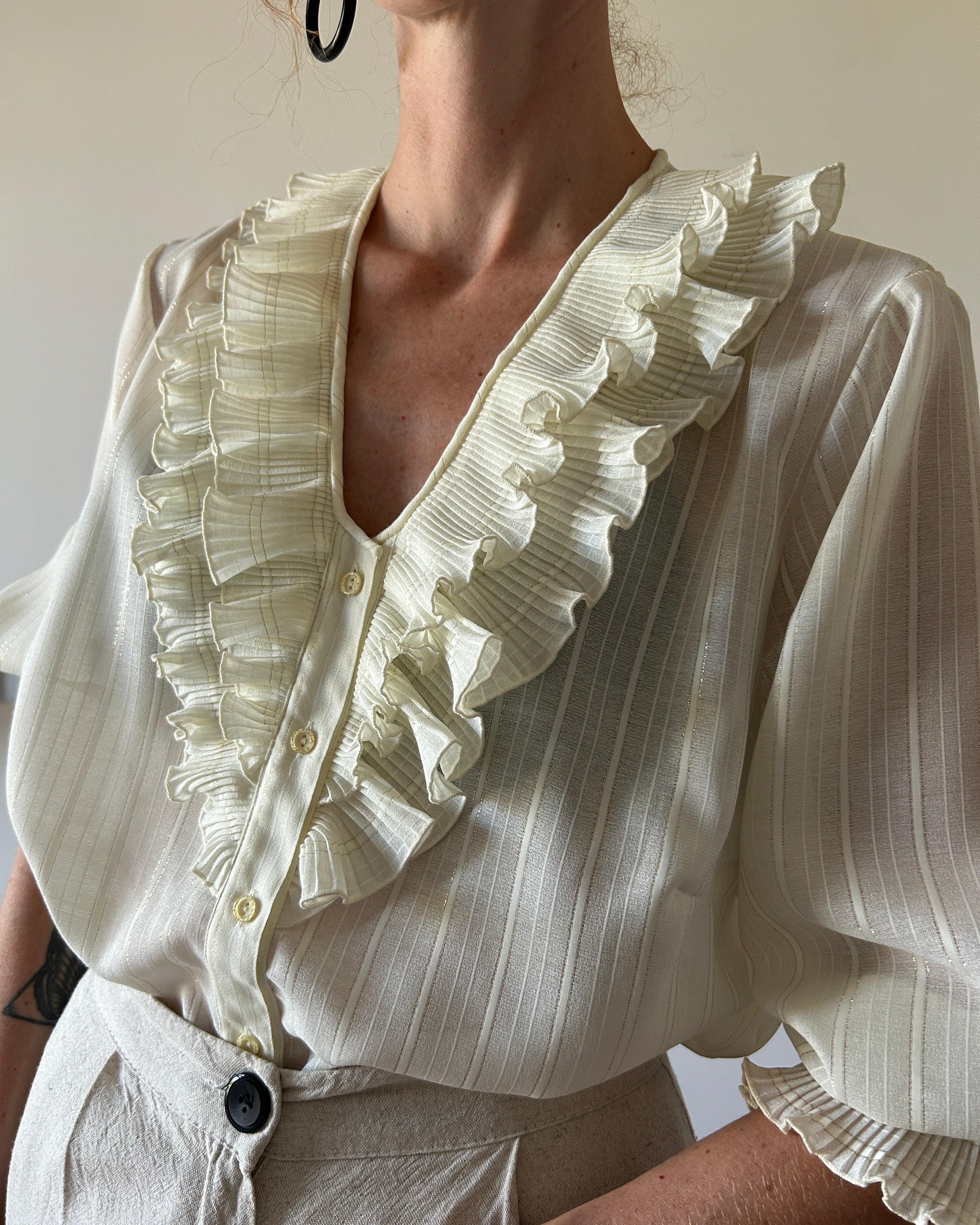 Camicia ruches
