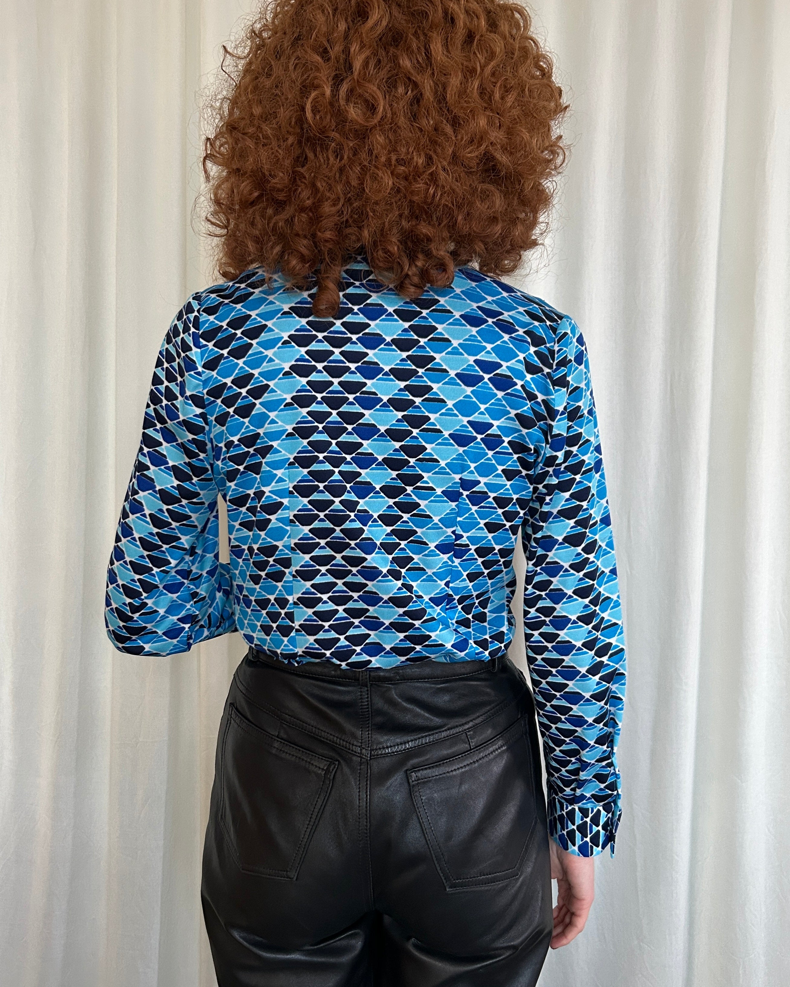 Camicia blu '70