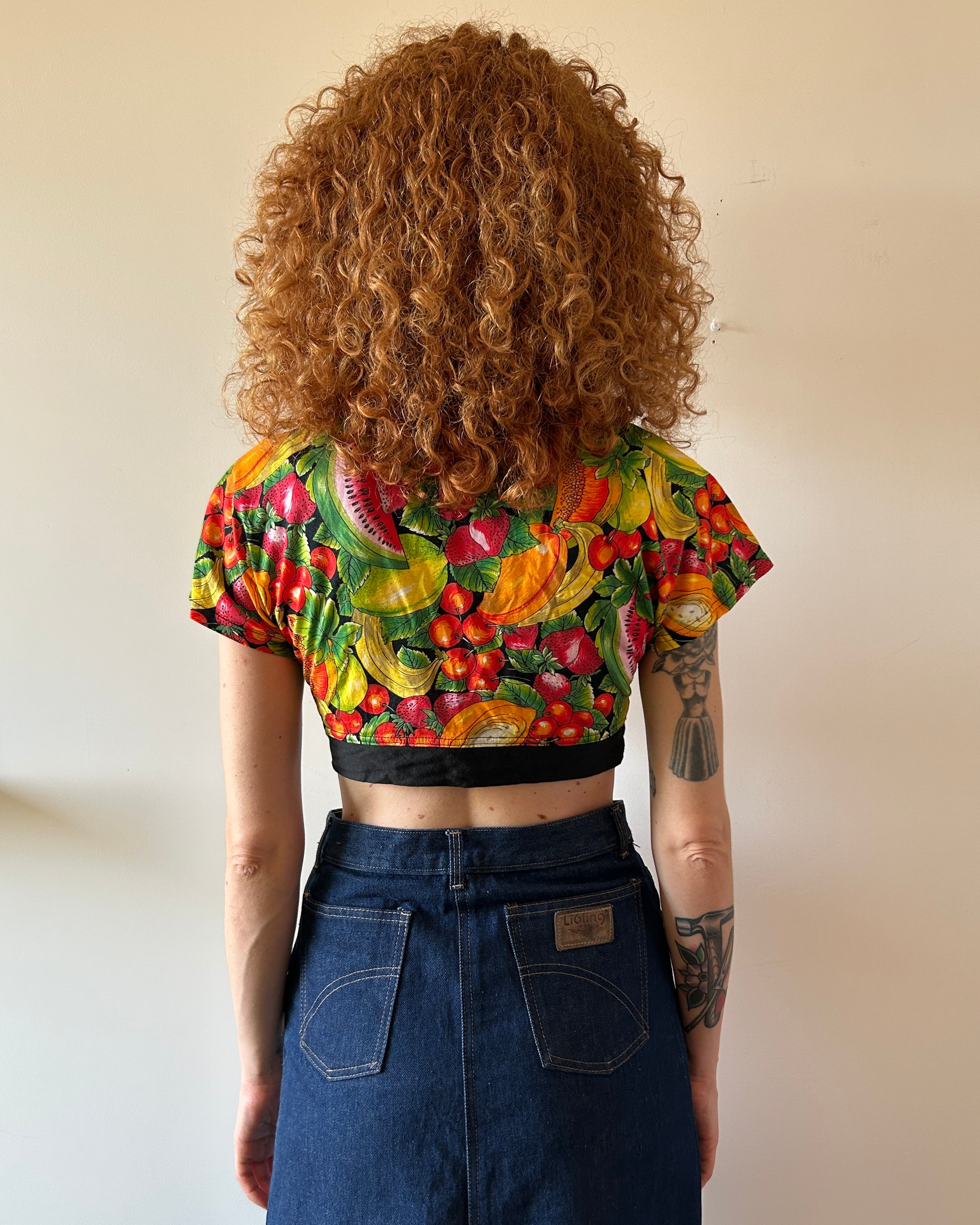 Crop top frutta