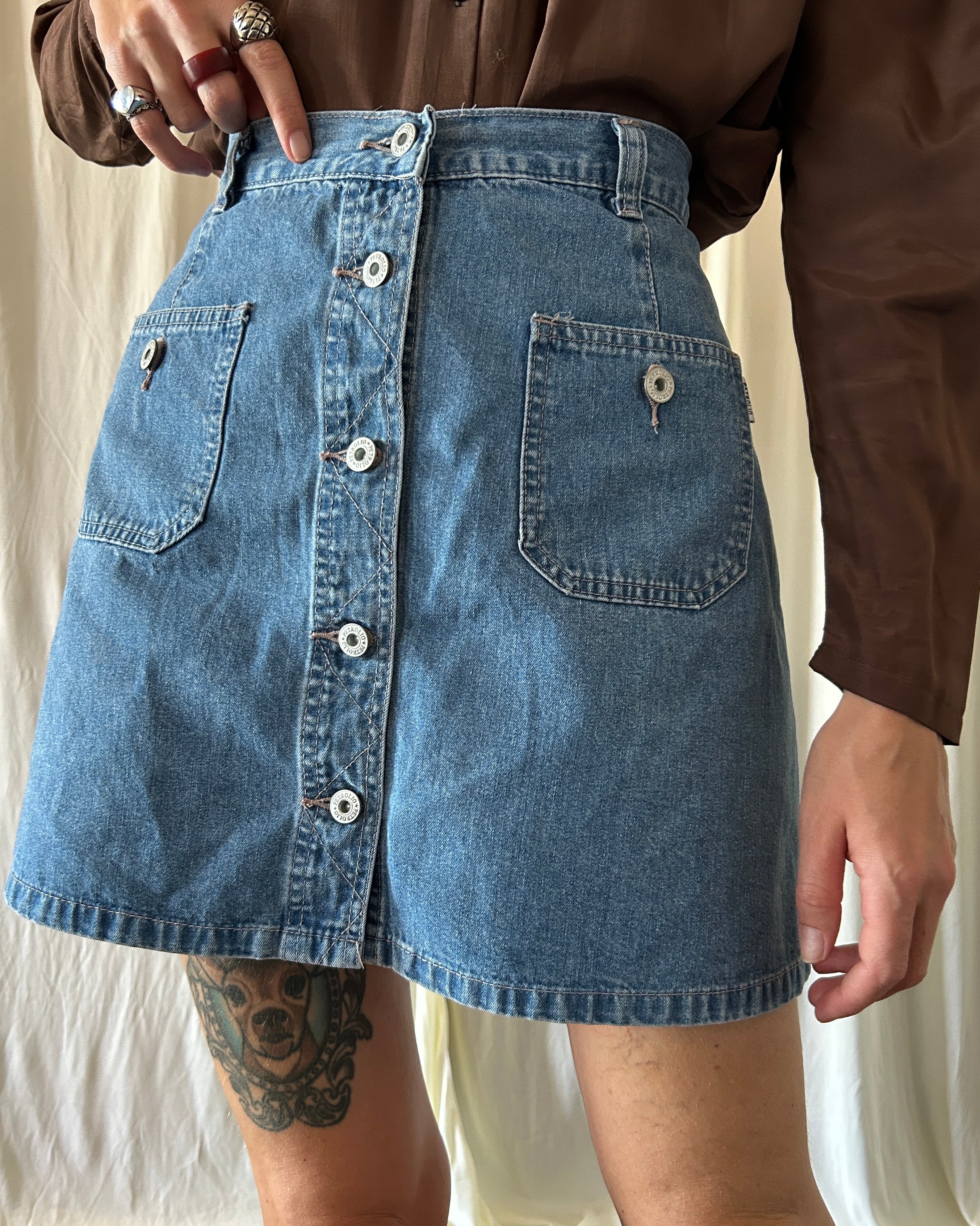 Minigonna denim