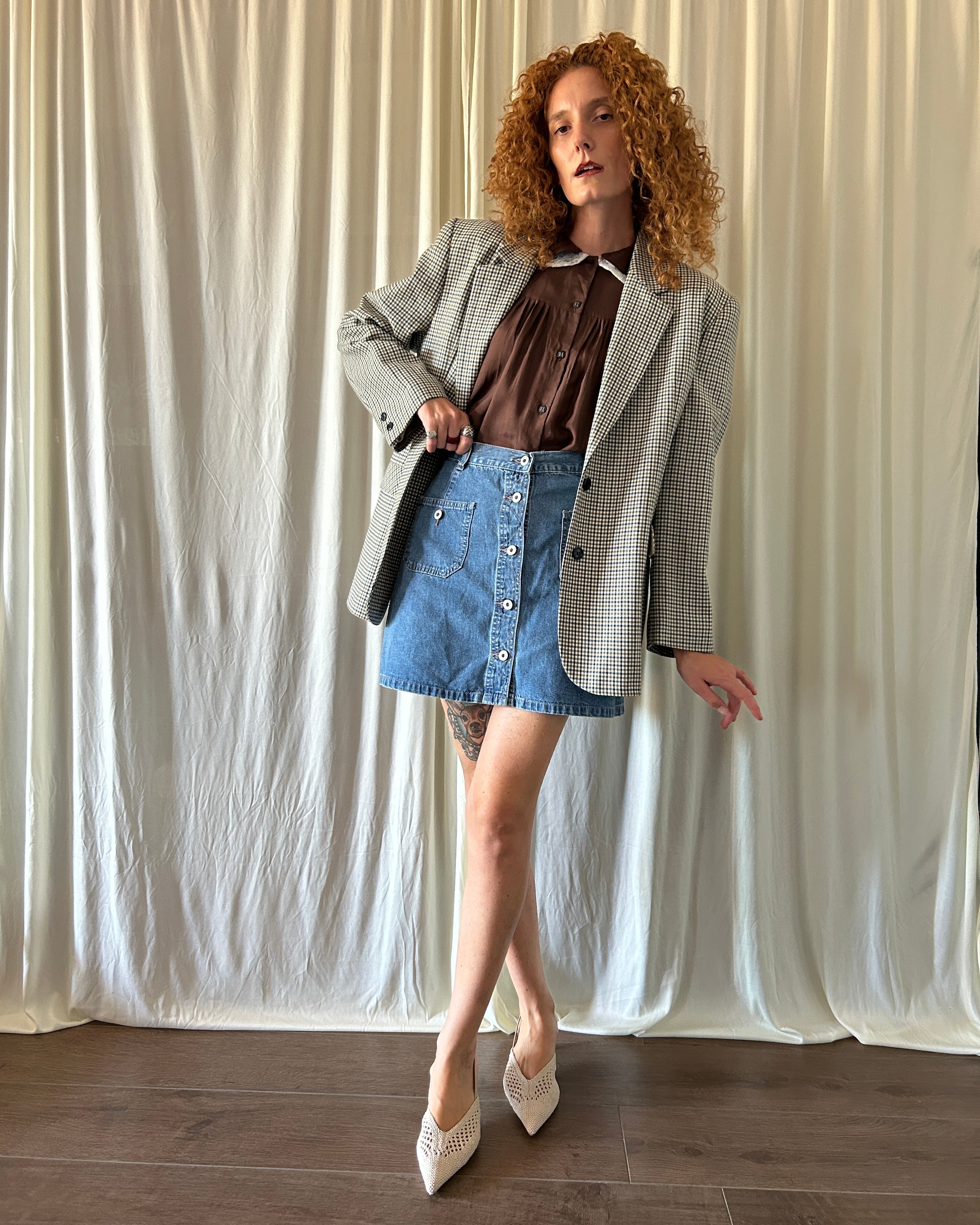 Minigonna denim
