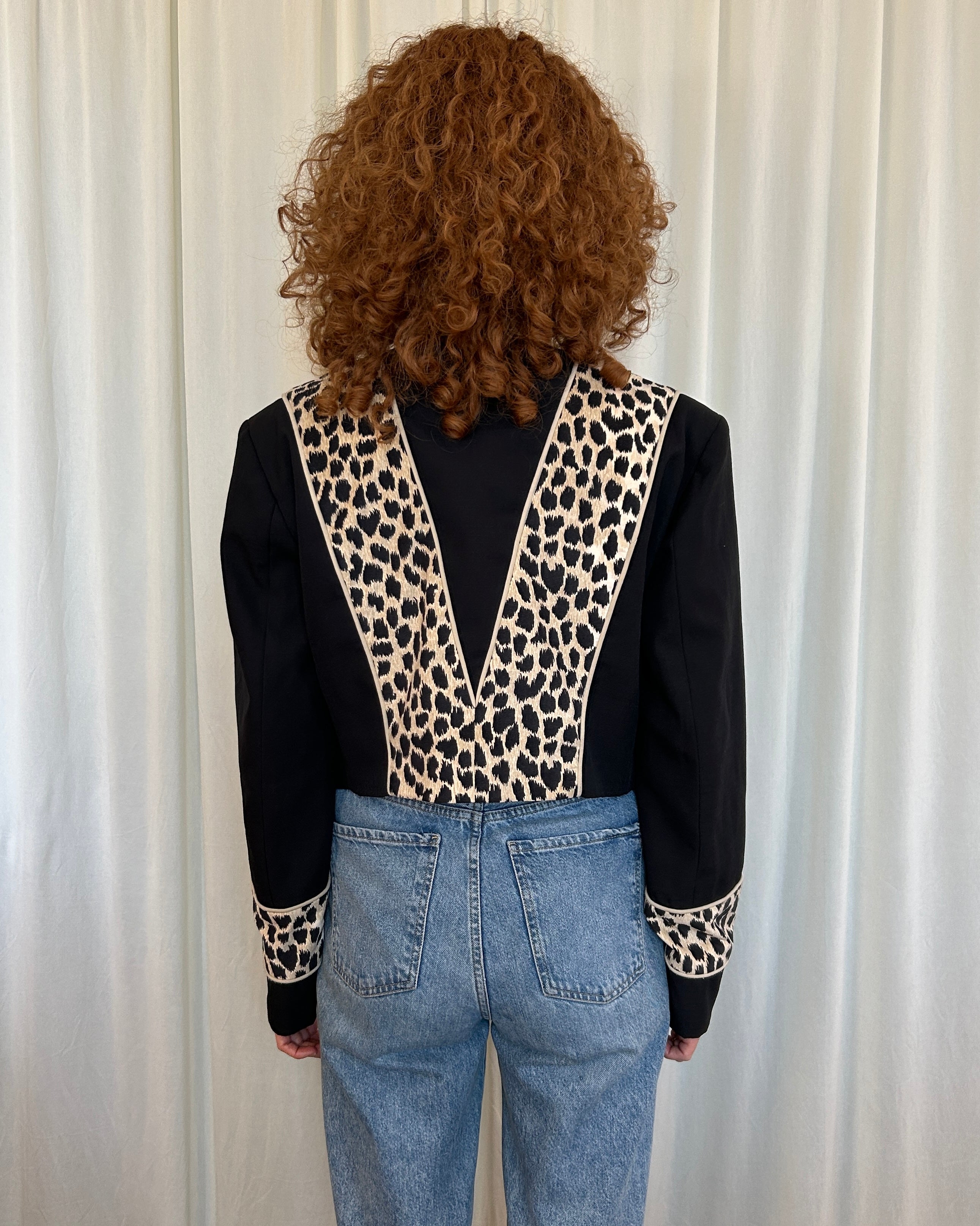 Blazer leopardato