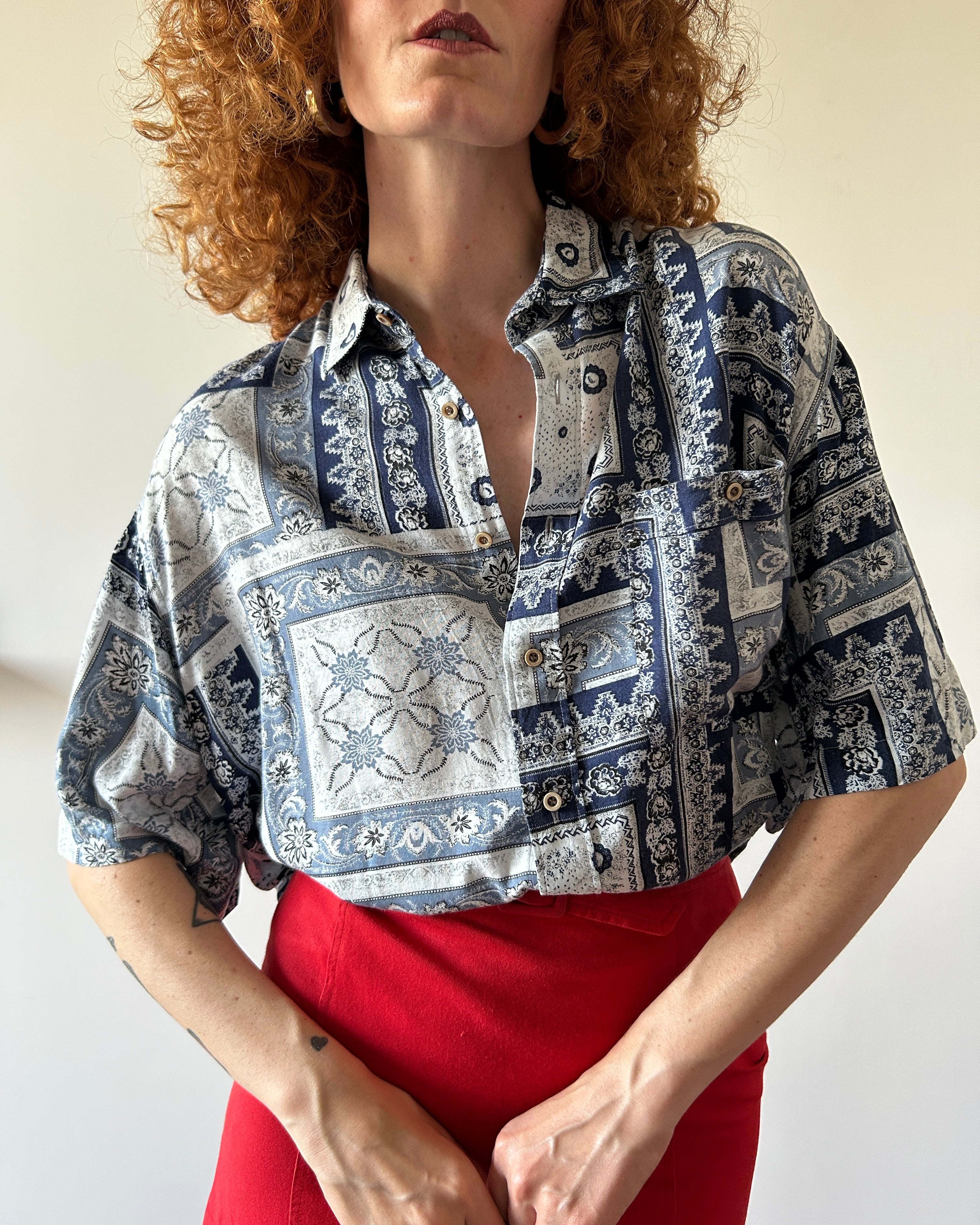 Camicia Blue