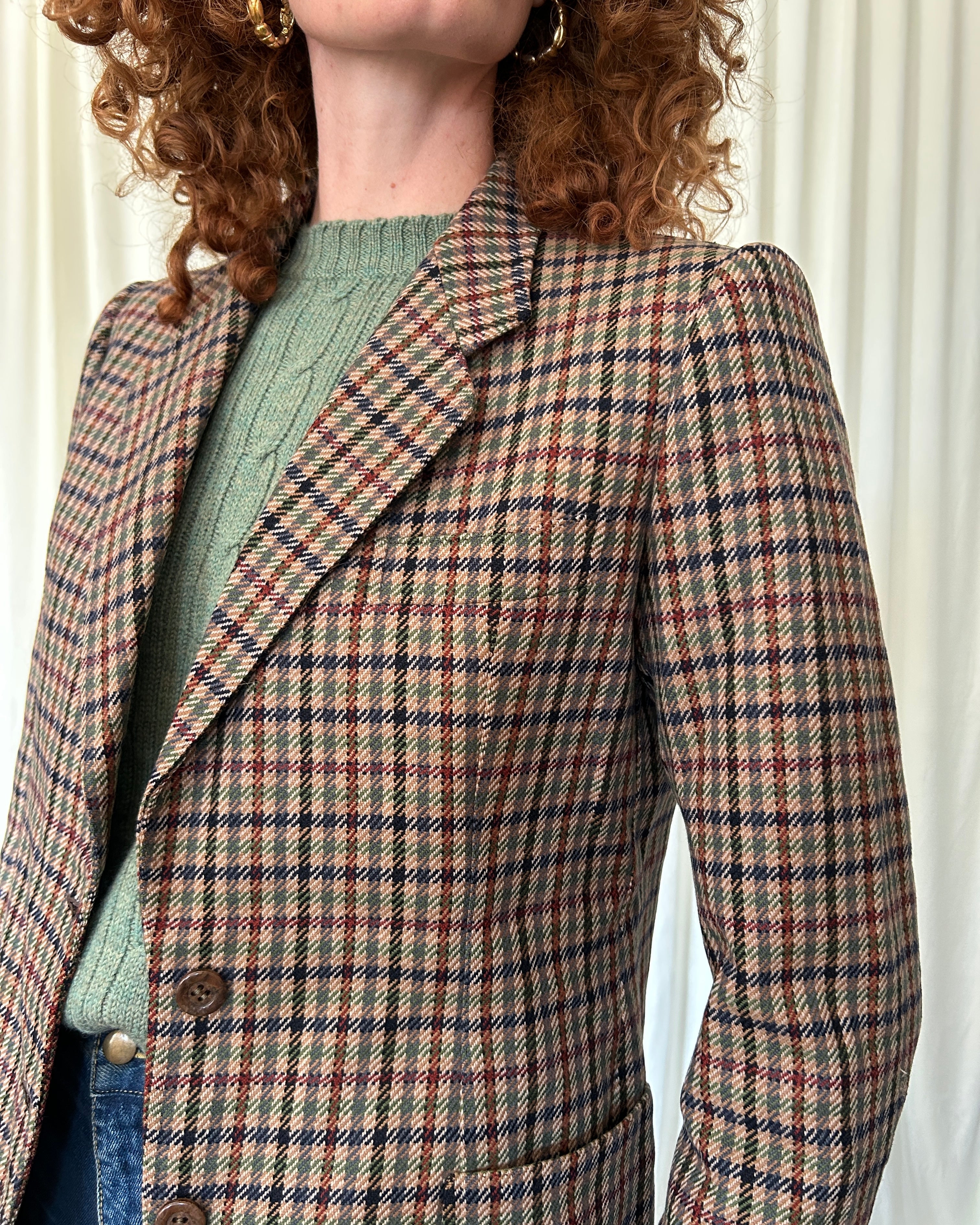 Blazer pied de poule